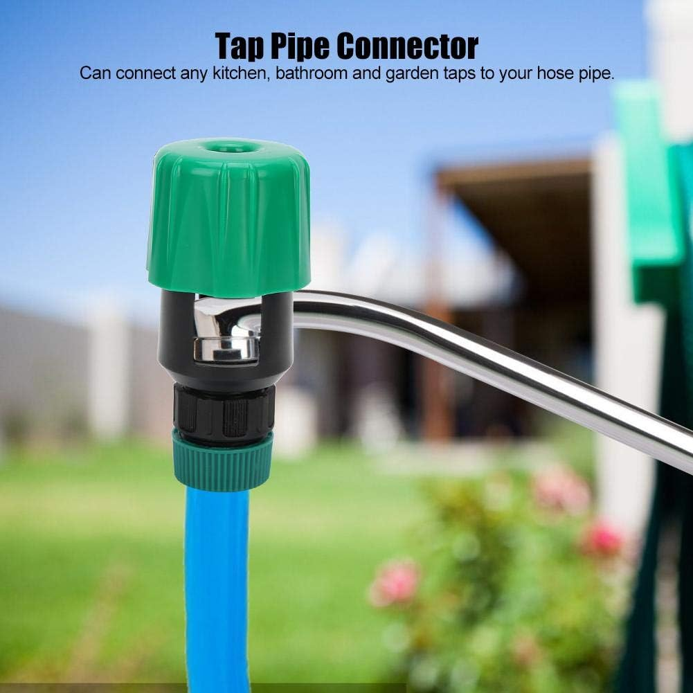 Denkerm Universal Connector Pipe Connector, Watering Hose Adapter Kitchen Pipe Connector Faucet Adapter, Watering Accessories Hose Connector, Home Kitchen for Garden for Patio(Green) image number 3