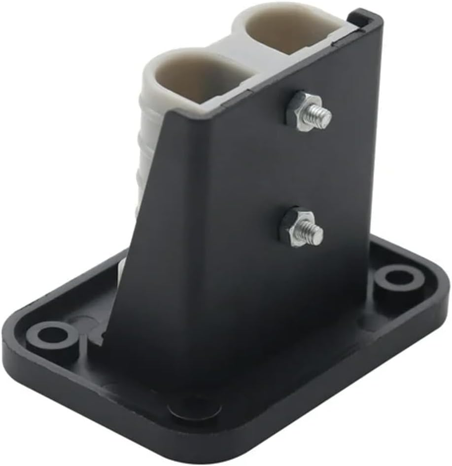 5-Pack 50Amp Power Connector Plug with Protective Cover Double Pole, for Anderson Plug Flush Mount, Quick Connect Disconnect for Caravan, Winches Forklifts Chargers and Trailers image number 3