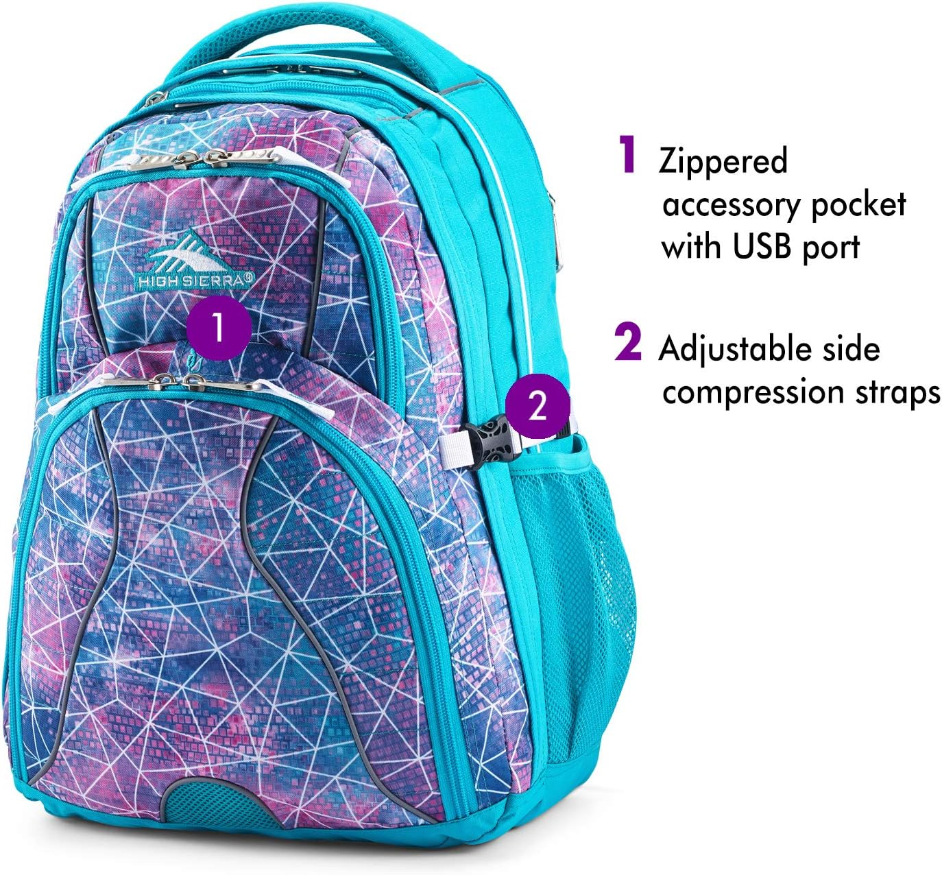 High Sierra Swerve Laptop Backpack image number 1