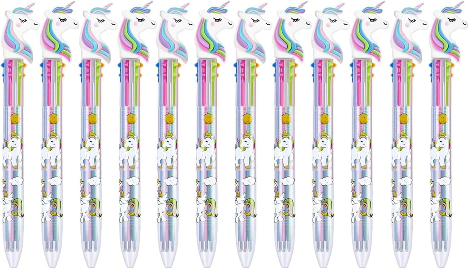 24 Pcs 0.38 Mm Cute Cat Pen Gel Pens Black Ball Point Pens for School Office Supplies Boys and Girls