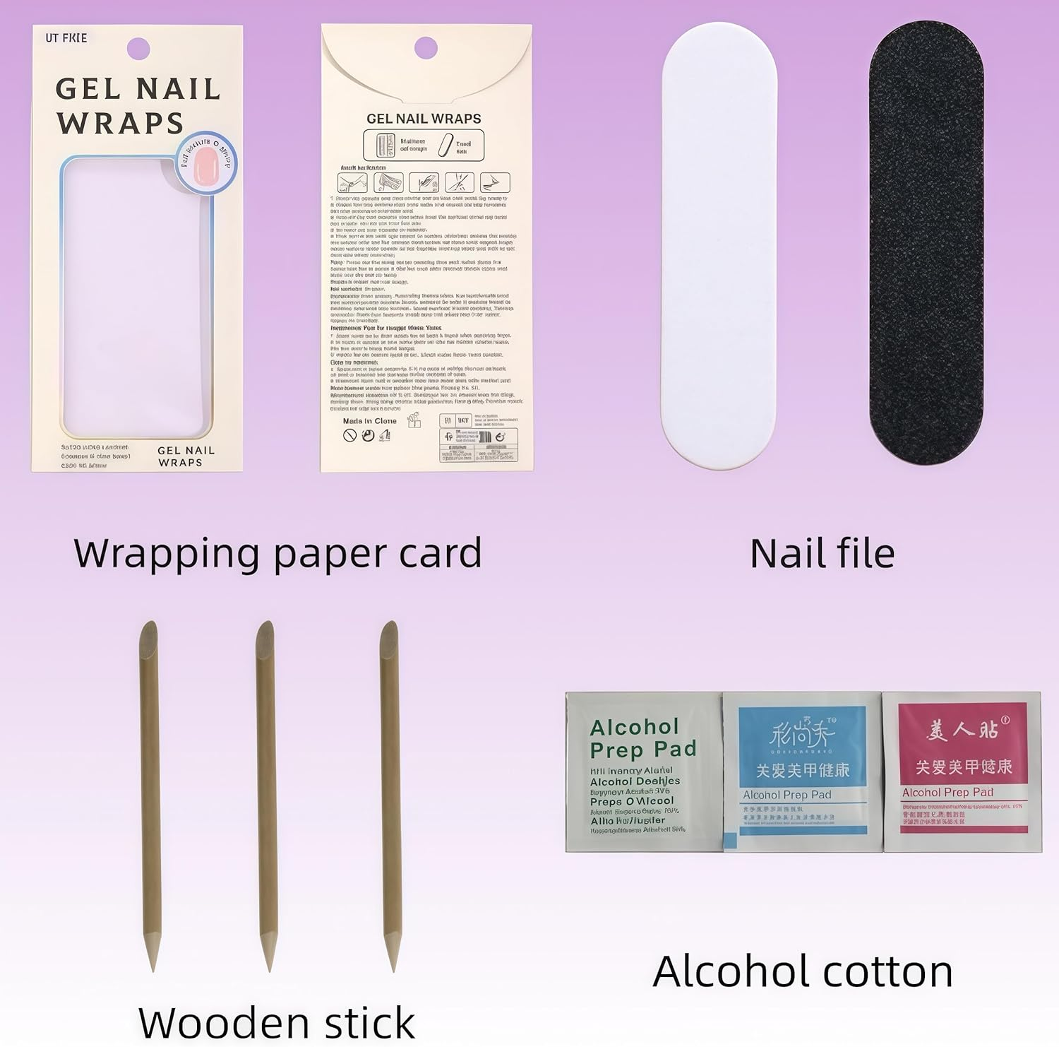 Amiiba 16Pcs Pink Glitter Christmas Tree French No-Baked Gel Nail Wraps,Waterproof Salon-Quality Self-Adhesive Nail Stickers for Women Girls, No UV/LED Lamp Needed (Lasts 14-28 Days) (Pink Glitter) image number 3