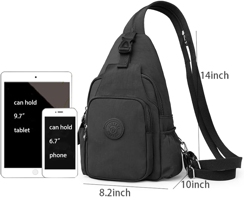 Momoty Small Backpack Purse for Women Convertible Sling Bag Anti-Theft Travel Bag Nylon Casual Daypack image number 1