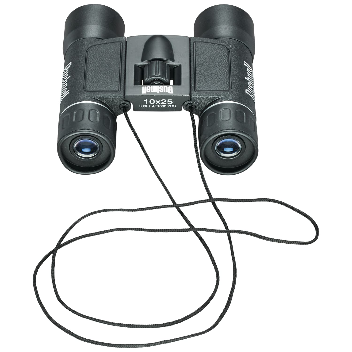 Bushnell Powerview 10X25 Compact Folding Roof Prism Binocular (Black) image number 2