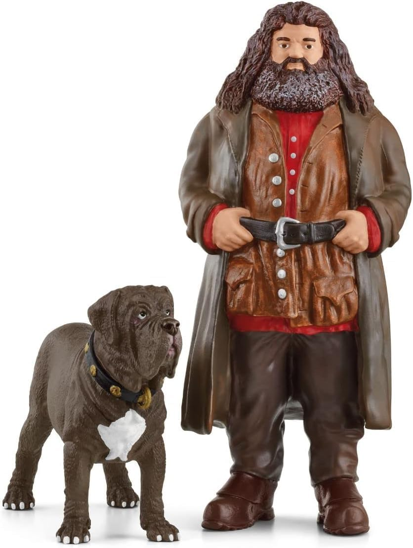 Schleich Harry Potter - Hagrid and Fang the Dog Figurines - 2 PC Harry Potter Set - Wizarding World Collectible Figures for Kids and Adults - Toys for Ages 6+ | 42638 image number 5