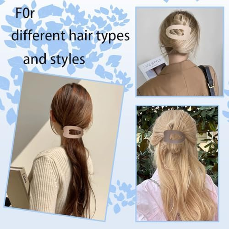 Xanthelle Hair Clips, Pack of 4 Hair Clips, Women'S Hair Clips, Large as Claw Clip, French Hair Clip image number 4