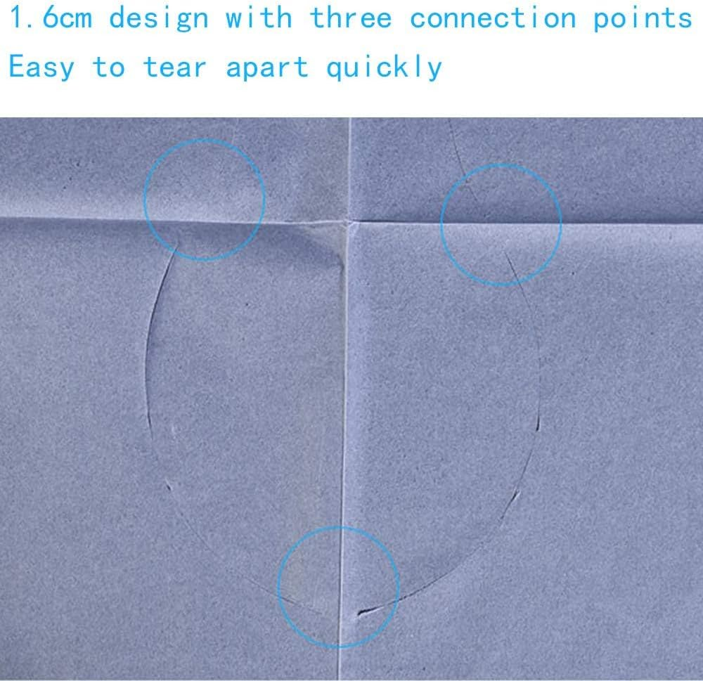 Disposable Toilet Seat Covers for Travel - 200 Count Biodegradable & Flushable, Self-Dissolving Seat Cover for Public Restroom, Fits in Standard Dispensers | for Adults and Kids Travel, Public Restroom Sanitation, Hotels, Bed and Breakfast Owners image number 2