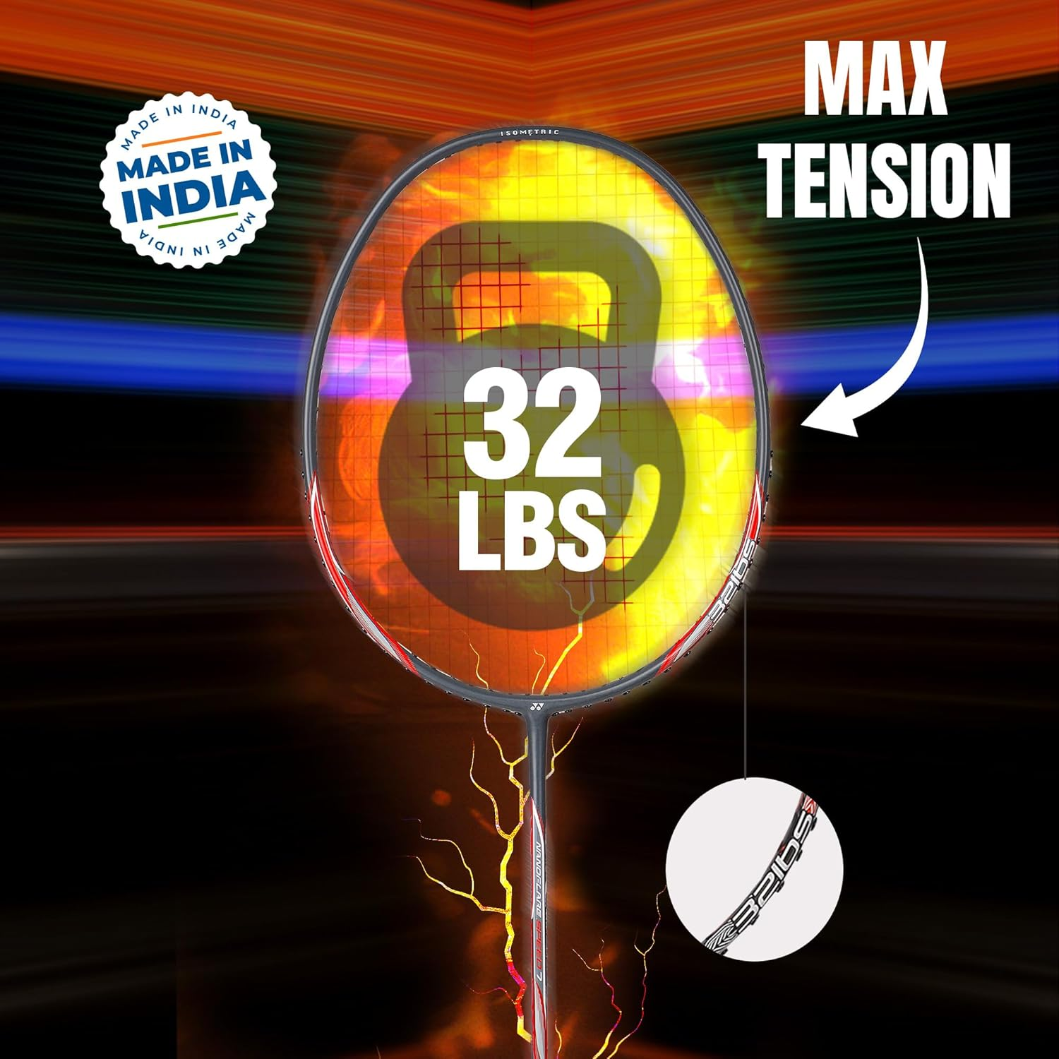 YONEX Badminton Racquet NANOFLARE Speed 7 Apricot G4 4U image number 1