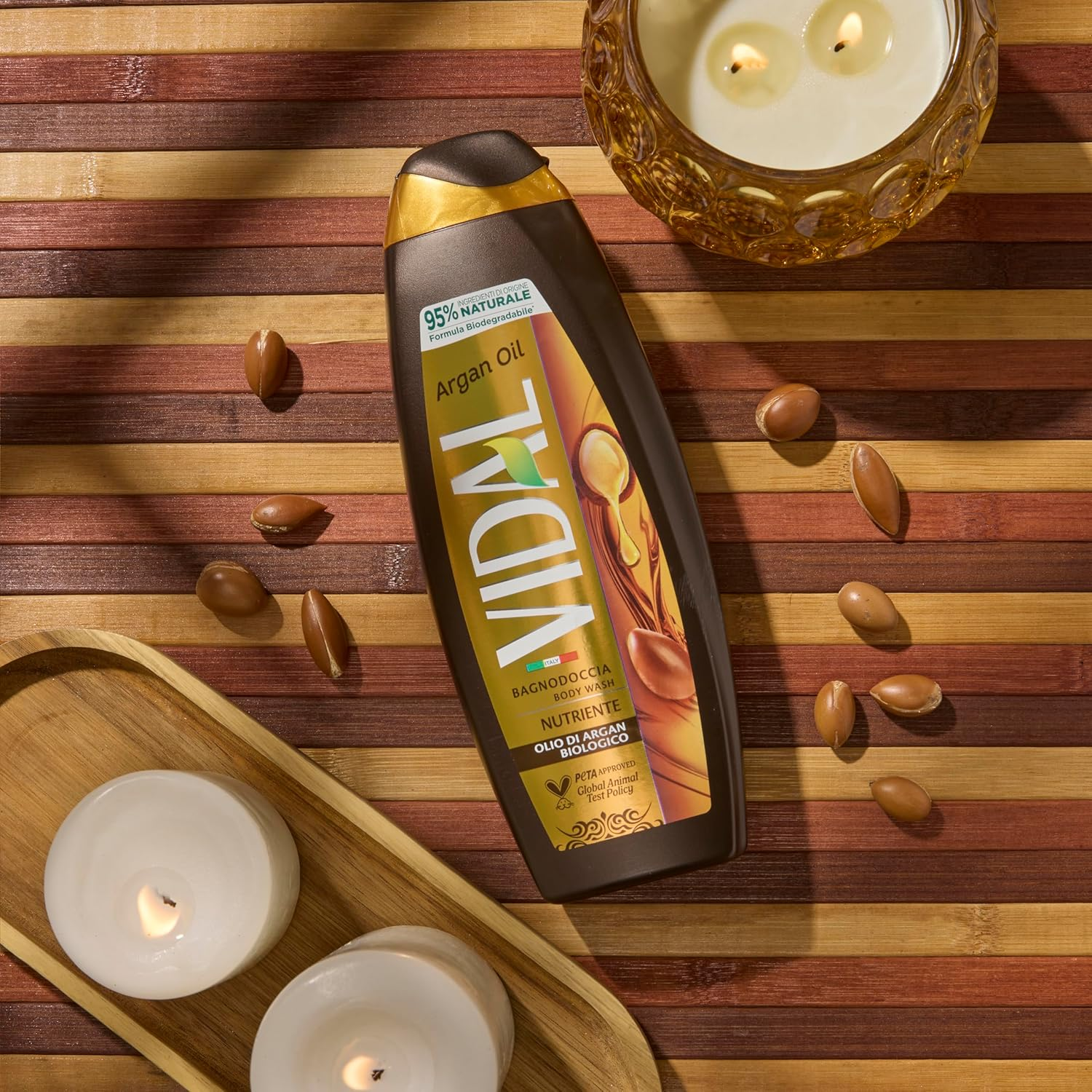 Vidal Body Wash Bio Argan Oil 500Ml image number 3