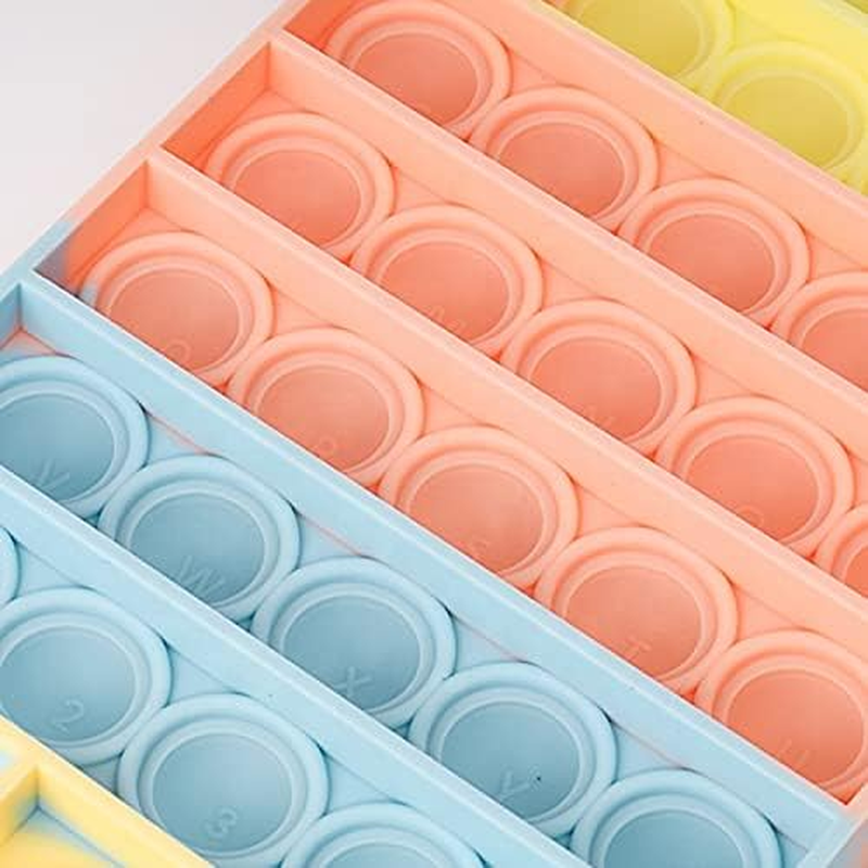 KUNSTIFY Pop Fidget Toys, Anti-Stress Toy for Adults & Children - Rainbow Ice image number 3