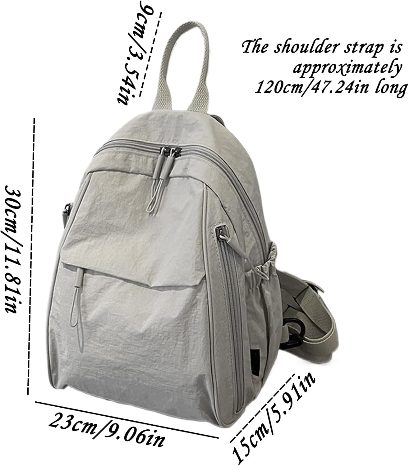 Generisch Travel Backpack - Multi Pocket Lightweight | Anti-Theft Travel Waterproof Anti-Theft Handbag School Book Bag for Work Luggage Commuting Girl Plane College L Backpack image number 1