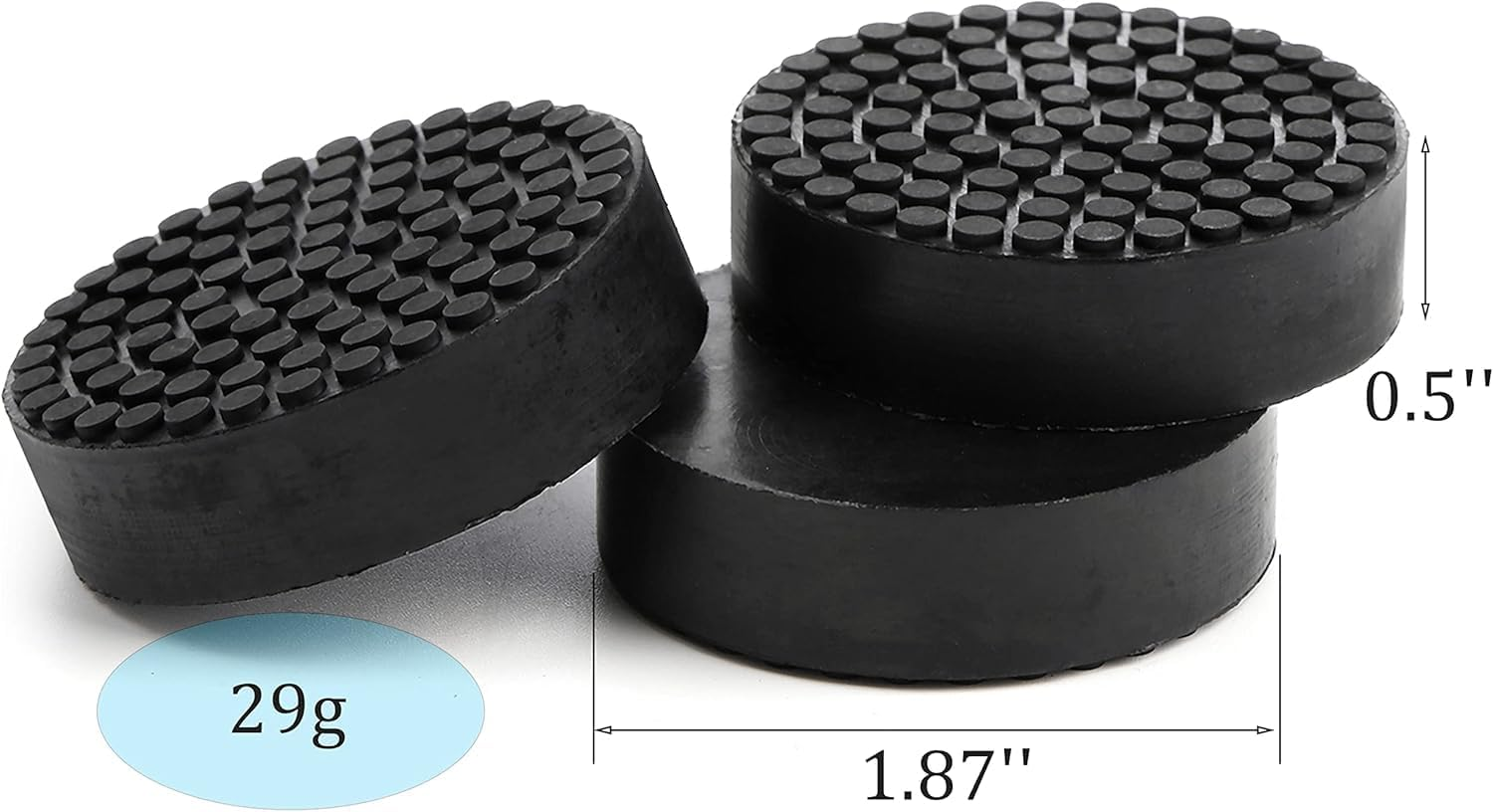 24 Pack Invisible Pot Feet with Enhanced Non-Slip Surface Grip Plant Pots and Flowers, for Patios, Decks, Gardens and Floor