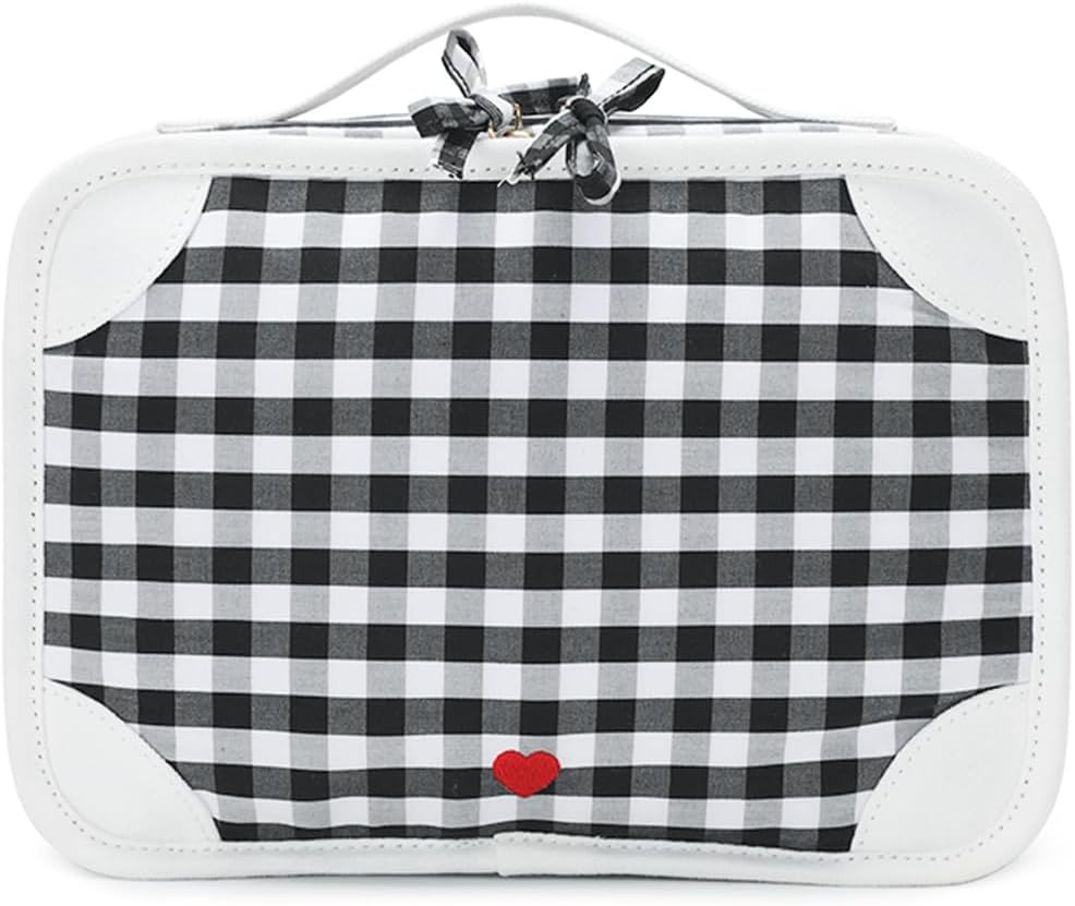 Vanfn Cosmetic Bags, Makeup Bag Cosmetic Bag for Women Cosmetic Travel Makeup Bag Large Travel Toiletry Bag for Girls Make up Bag Brush Bags P.Travel Series image number 3