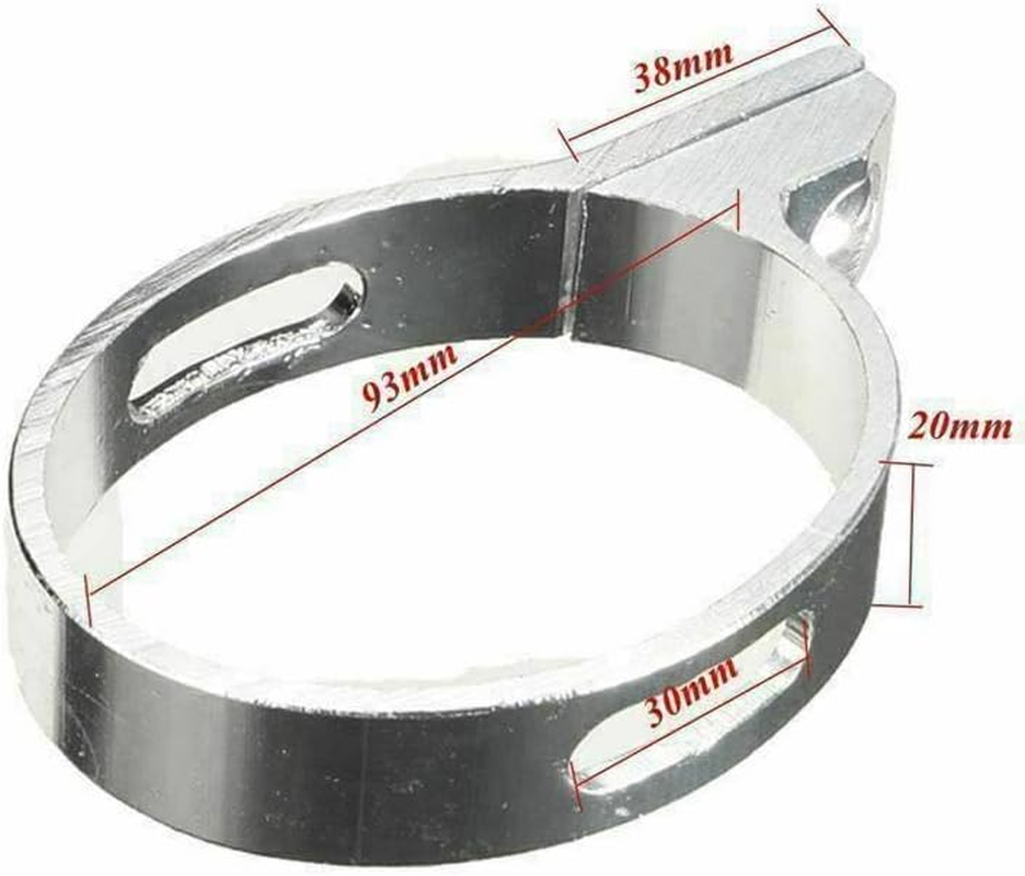 TDR 28Mm Aluminum Exhaust Muffler with Clamps for CRF50 Thumpstar SSR Pit Dirt Bike 50Cc 70Cc 90Cc 110Cc 125Cc 140Cc 150Cc 160Cc 200Cc image number 2