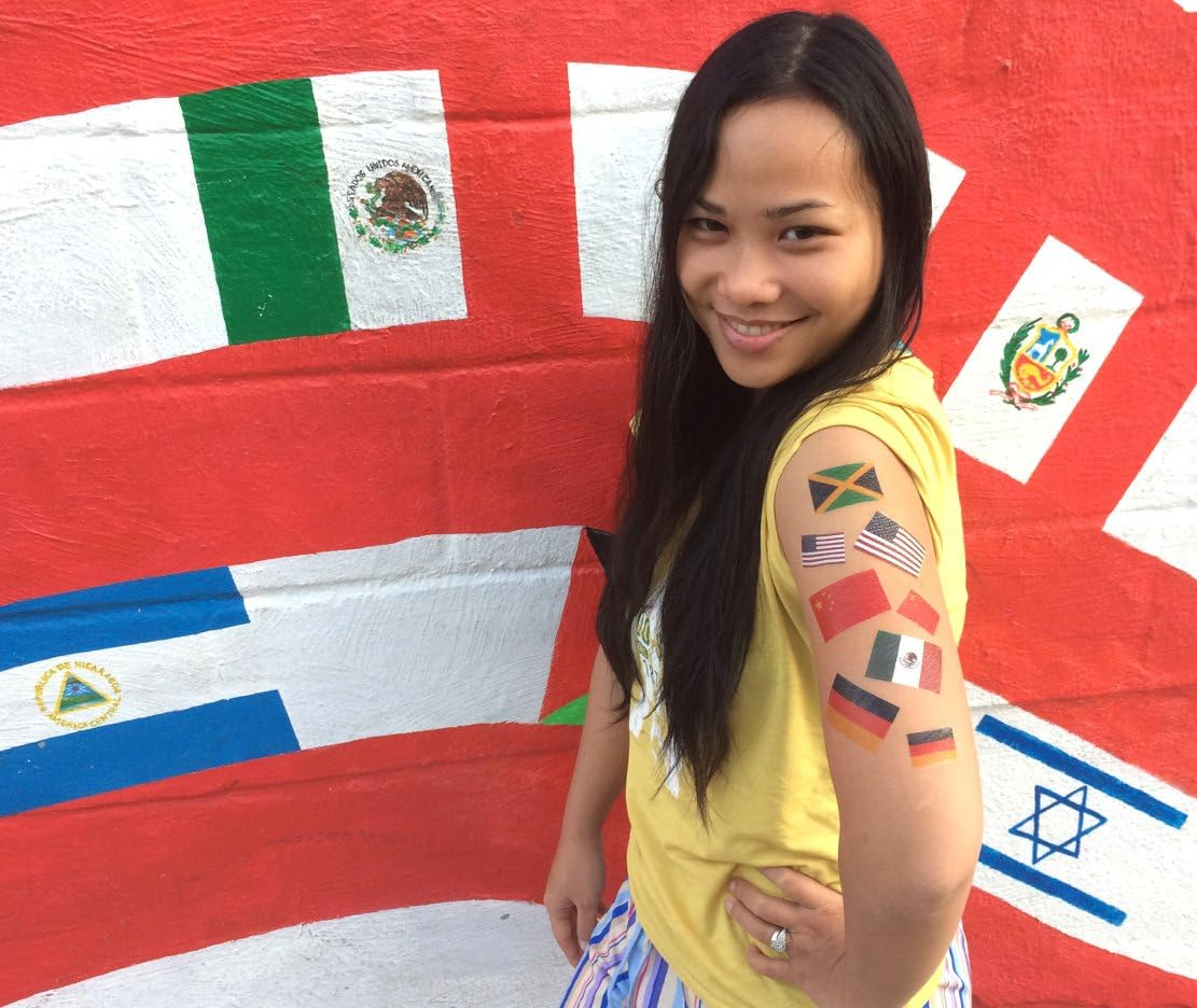 40 Tattoos: Israeli Flag, Israel Party Favors image number 3