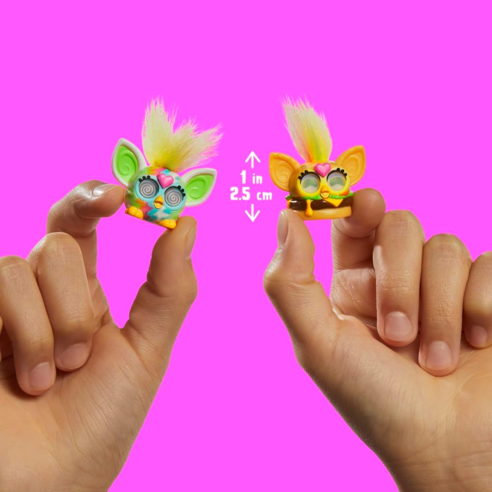 Furby Minis 2 Pack, Series 2 Fashion Theme, Get 2 of 24 Tiny Surprise Toy Figures, 1 Inch Collectibles, Ages 5+ image number 2