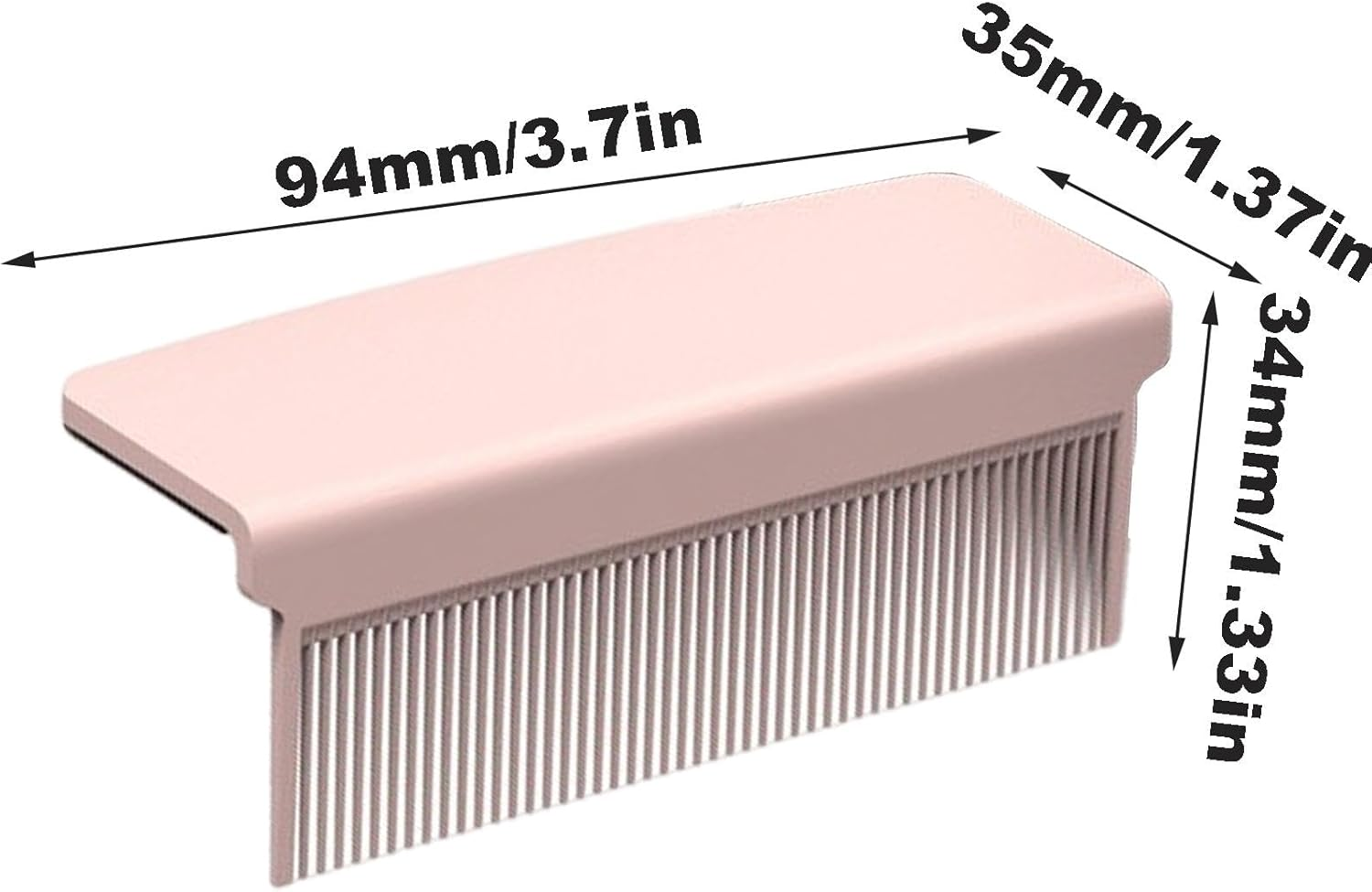 Vriusi Splint Hair Straightening Comb Tool, Comb Attachment for Flat Iron, Self-Adhesive Straightening Hair Styling Accessories, Professional Comb Attachment, Straight Hair Styling Tools