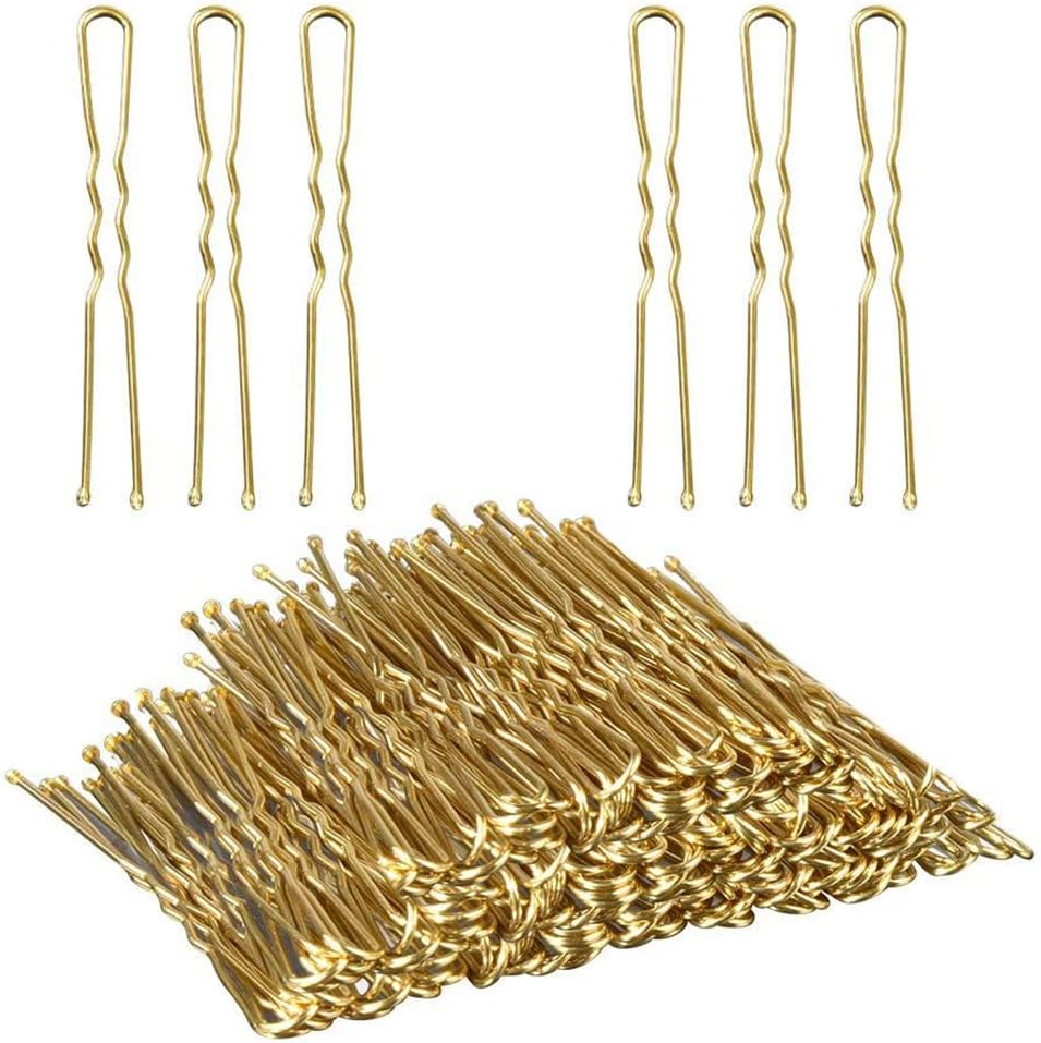Pack of 50 Hair Pins, 6 Cm U-Shaped Hair Pins, Bobby Pins, Metal, Hair Clips for Women, Girls, Women, Hair Accessories, Hairdressing Salon image number 3