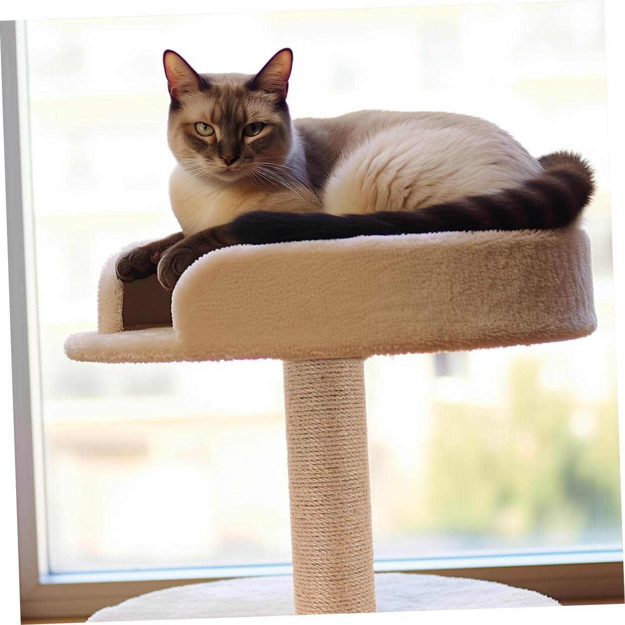 Milisten Replacement Cat Scratching Post Large Cat Scratching Post Cat Scratching Board Cat Scratcher Board Decorative Scratching Pole Lovely Scratch Post Cat Replacement Posts Jute