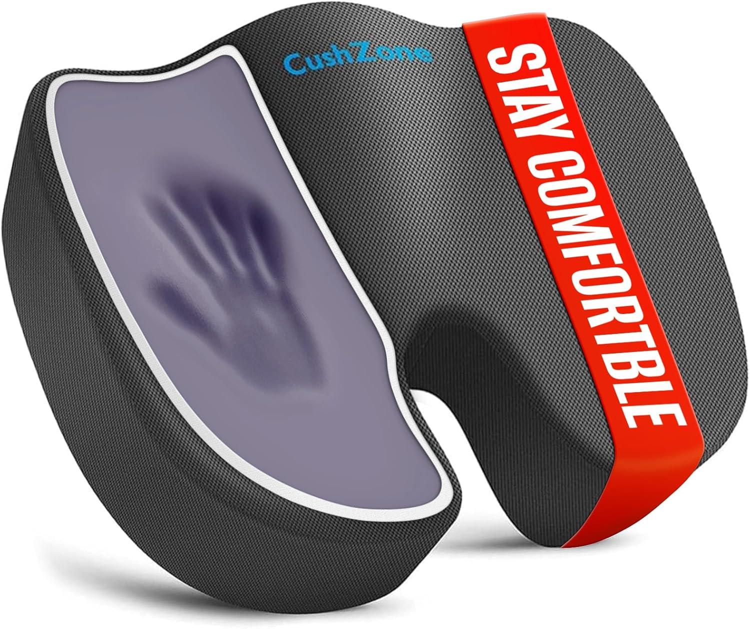 Xxlseat Cushion Office Car Seat Cushion, Memory Foam Cushion for Office Chair, Car Seat, Airplane, Bleacher Non-Slip Chair Pad, Butt Pillow for Desk, Wheelchair, Car image number 5