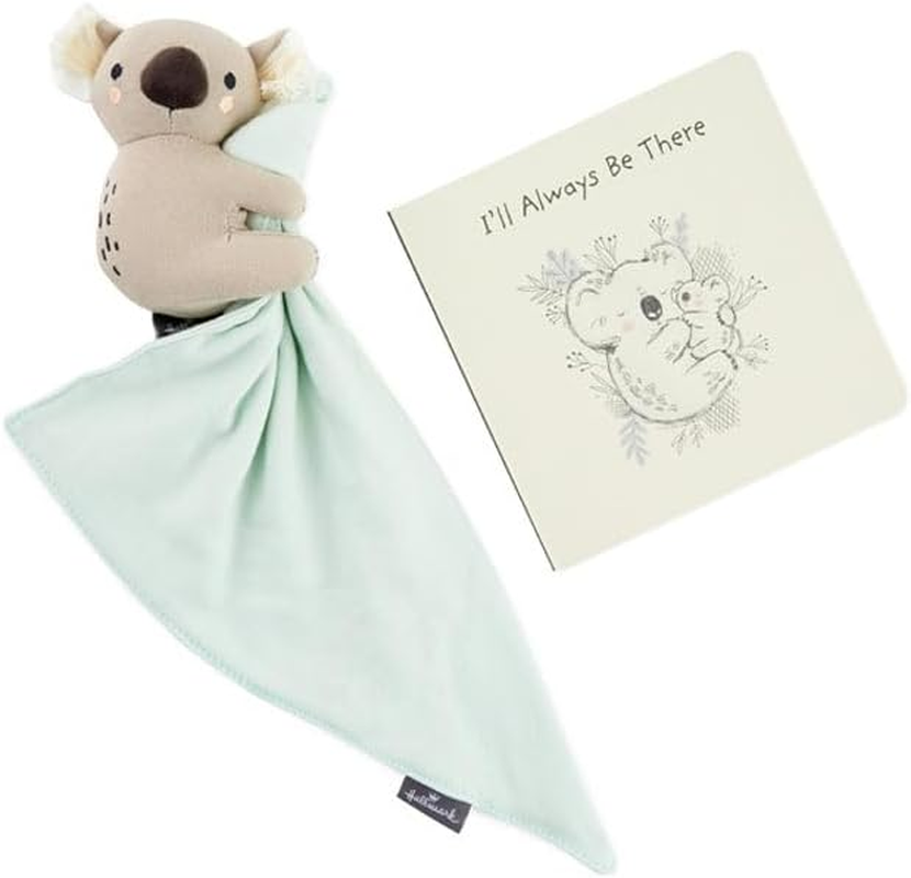 Hallmark &lsquo;I'Ll Always Be There Board Book&rsquo; with Koala Blanket Set - Comforter Set for Children/New Baby Comforter with Detachable Koala. Soft Cotton Lovey Blanket Baby Gift image number 5