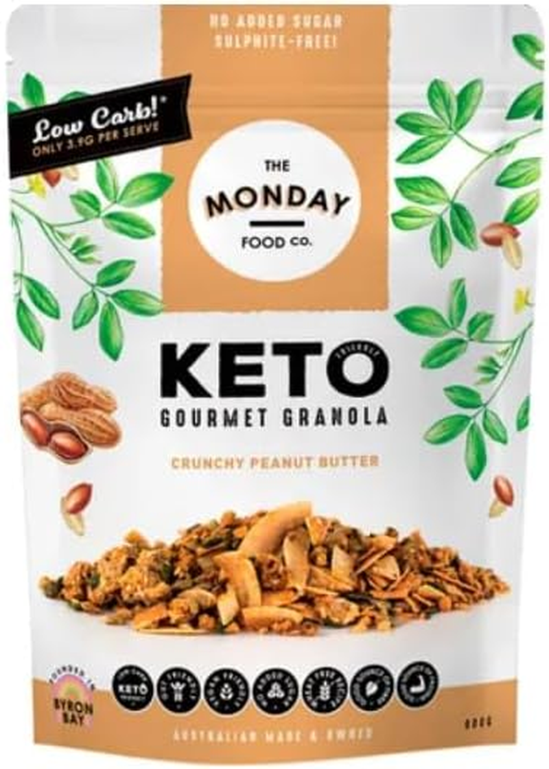 The Monday Food Co. Keto Gourmet Granola Crunchy Peanut Butter, 800G image number 1