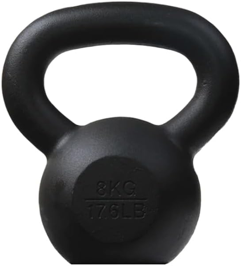Powder Coated Cast Iron Kettlebells,Classic Kettlebell Weights, Black Kettle Bell 4Kg-48Kg,For Home Gym,Fitness,Workouts, Exercise,Weight Training image number 4