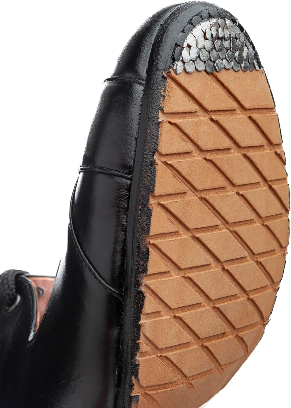 Solea Cal&eacute; Women'S Cuban Heel Leather Shoes with Nails image number 2