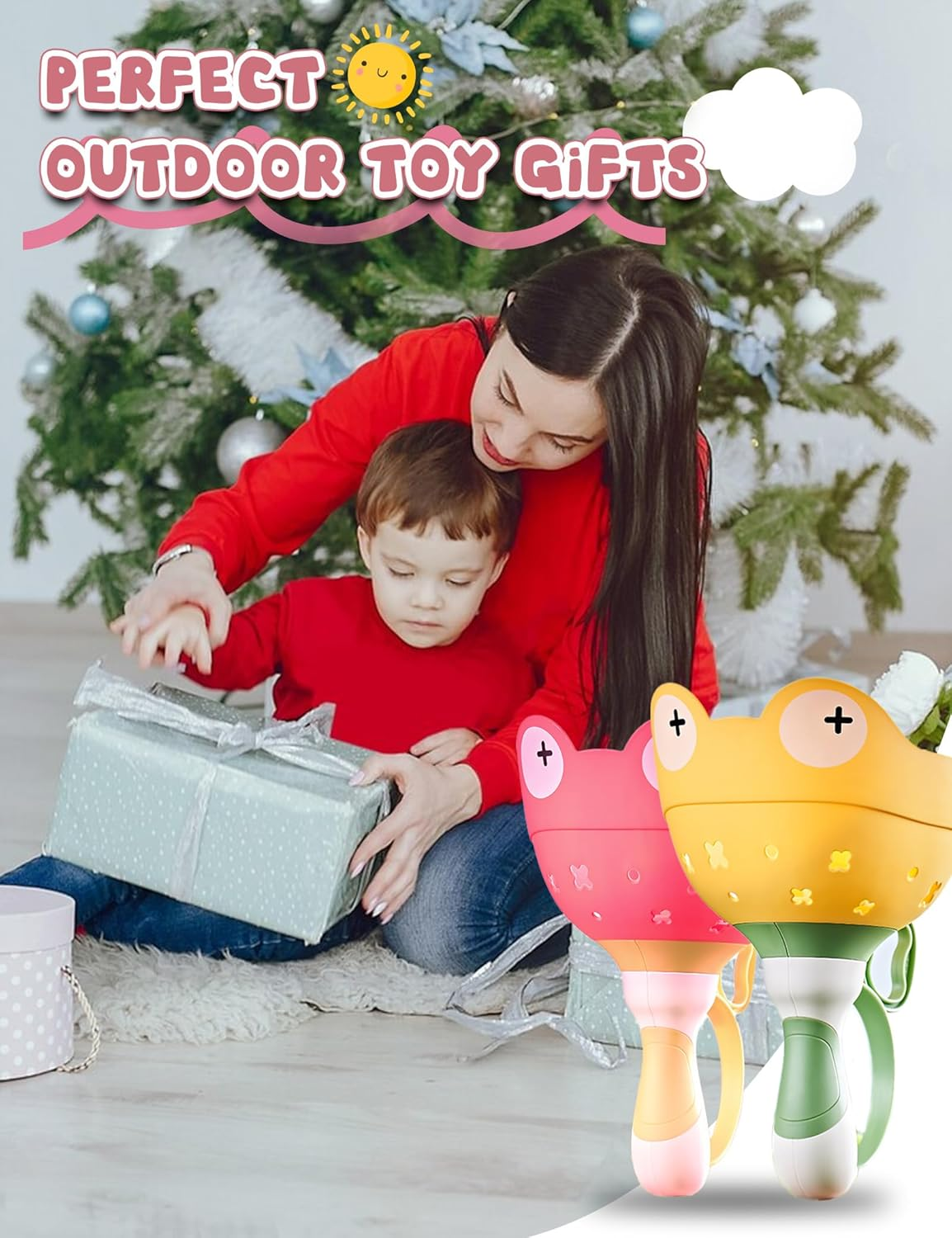 2-Pack Outdoor Toys for Kids Ages 3-12 Flying Disc Launcher Toys Backyard & outside Catching Games Fun & Safe Yard Toys with 20 Discs for Children'S Active Play image number 3