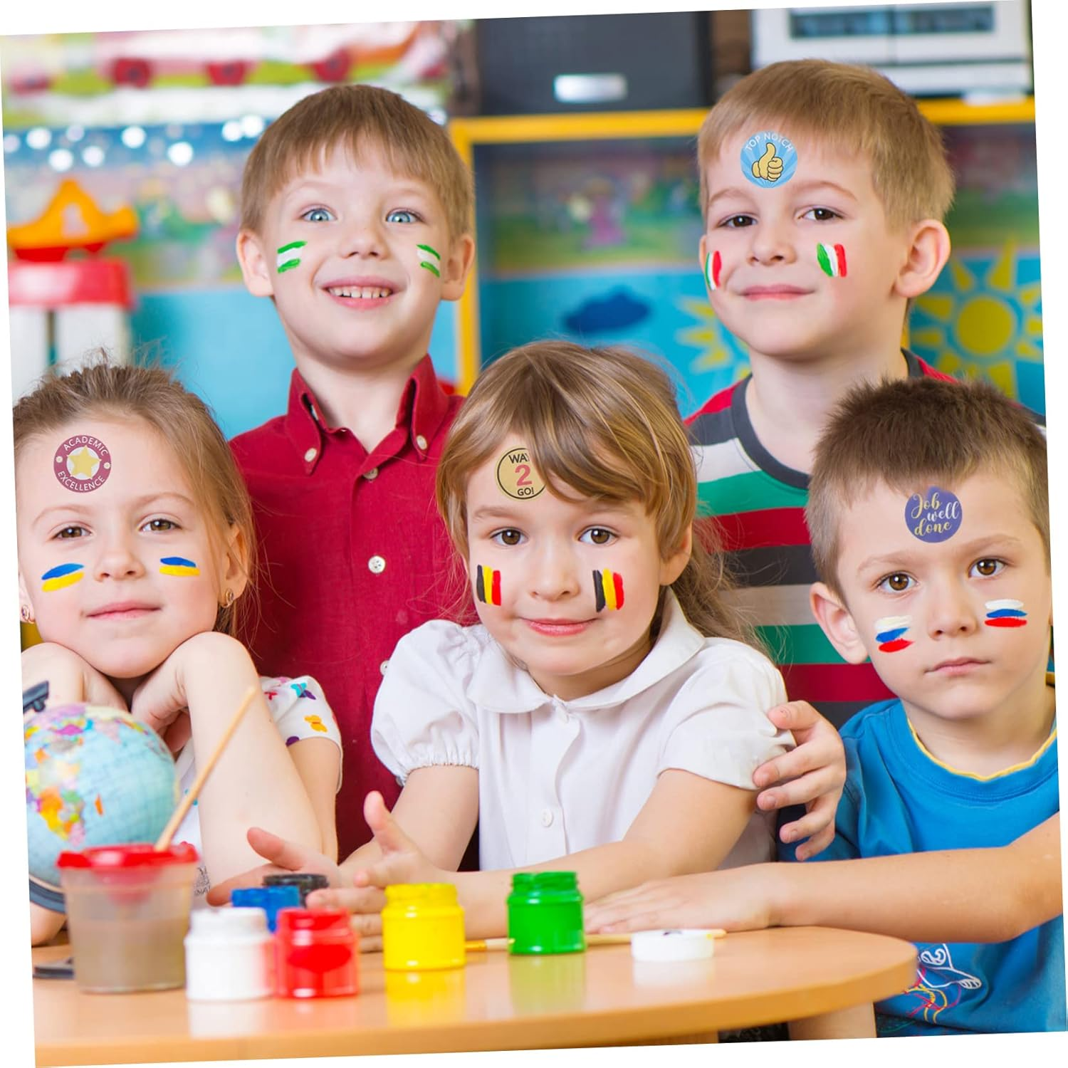 HAPINARY 1Roll Cartoon Reward Stickers for Boy Girl Self-Adhesive Motivational Stickers for Teachers and Students Fun Classroom Reward Labels Encouraging Stickers for School Activities image number 3