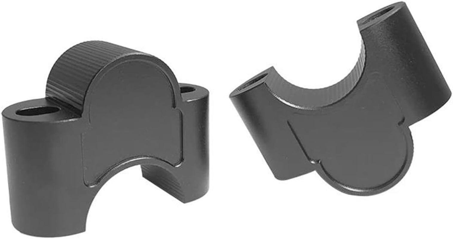 Steering Riser Handlebar Risers Bar Clamp Cover Motorcycle Accessories Bar Mount Adapter for CFMOTO 450MT 800MT 2021-2025(Black) - Black image number 3