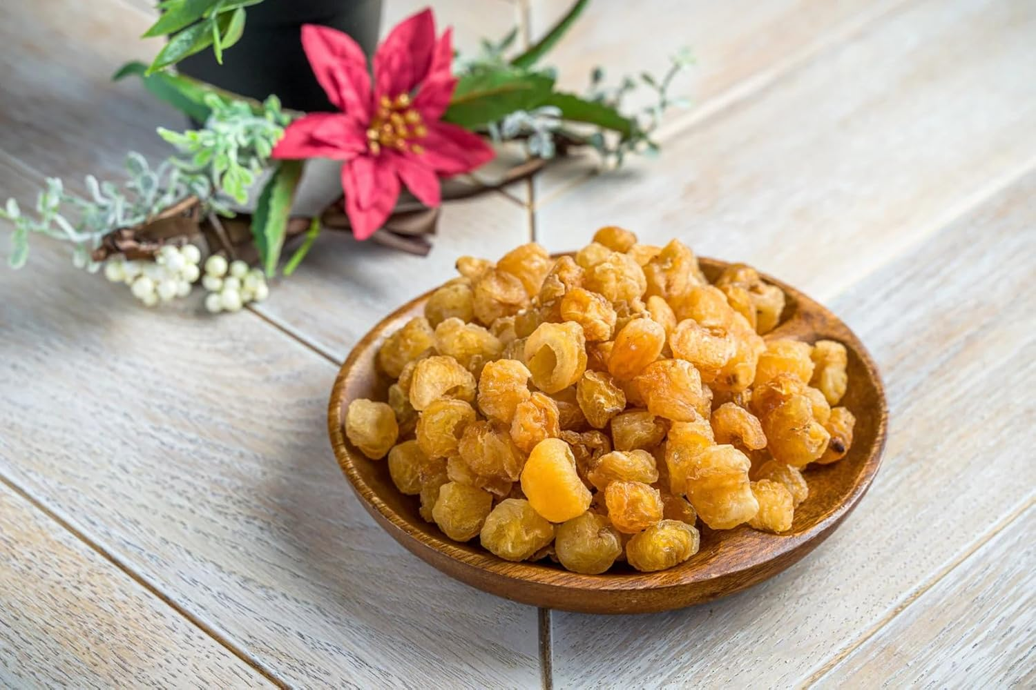 Heng Fai Dried Longan Fruit | Traditional Dried Plant Food for Tea, Soup, and Broth | Naturally Sweet and Aromatic Asian Fruit for Desserts, Congee, and Herbal Recipes | Convenient Pack | 300G image number 1