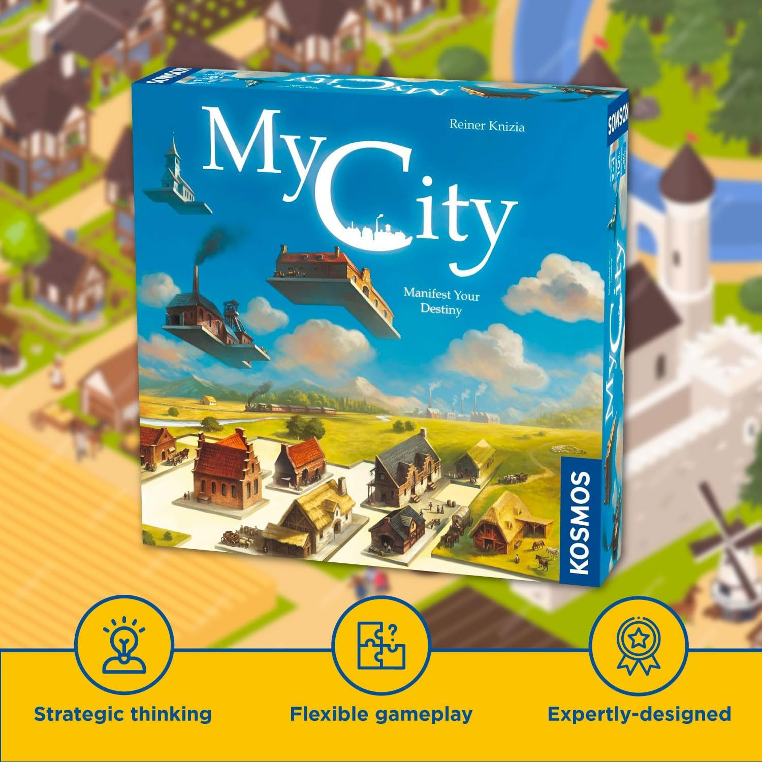 Thames & Kosmos 78125 My City Strategy Game image number 4