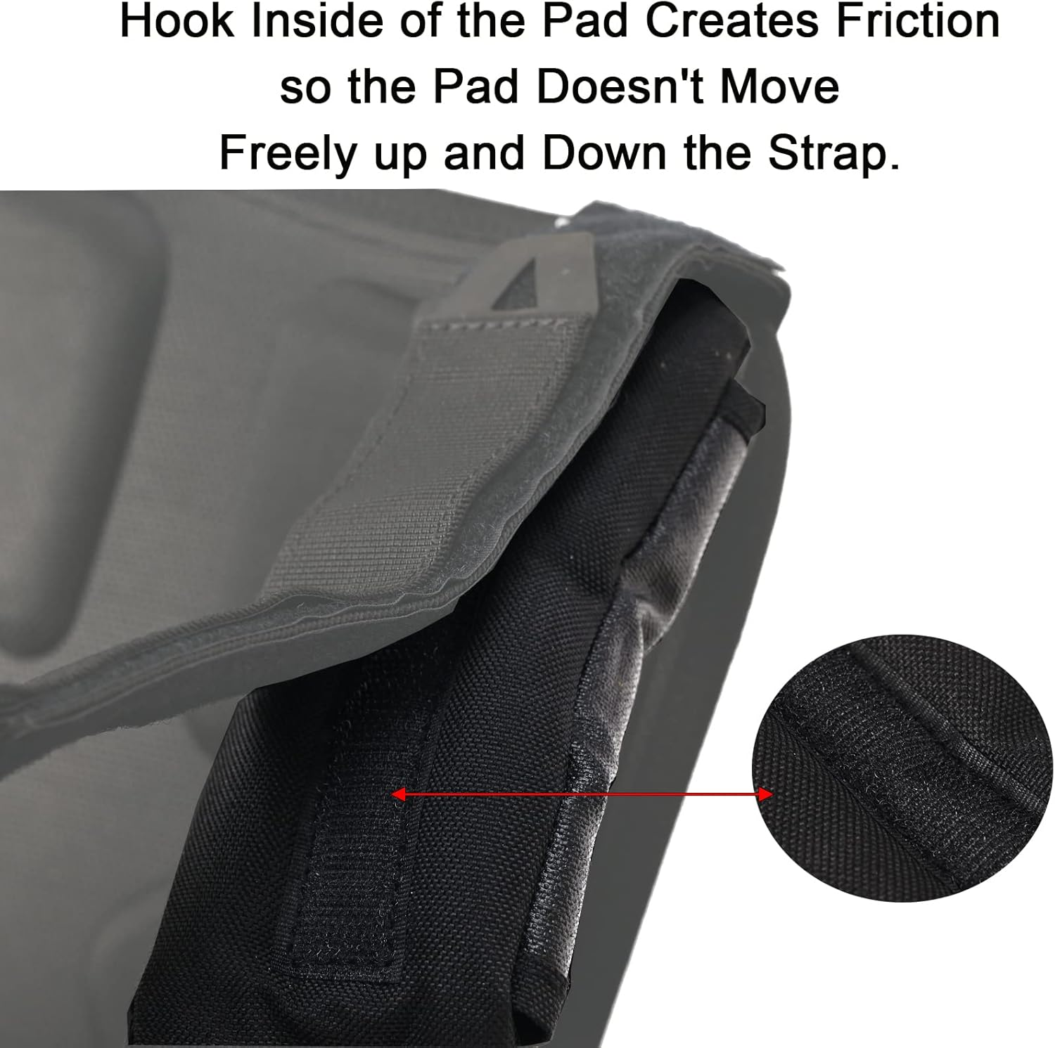 2 Pack Shoulder Strap Pad Vest Shoulder Strap Pads Backpack Strap Pads Fit 2'' Sling Bags Shoulder Straps - Camouflage image number 4