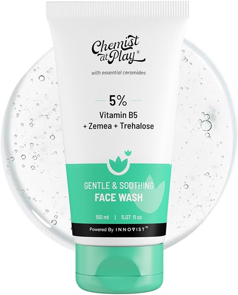 Chemist at Play Gentle & Soothing Facewash | 100% Soap & Fragrance-Free| Cleanses, Soothes, Refreshes & Hydrates| Strengthens Skin Barrier | 150Ml image number 5