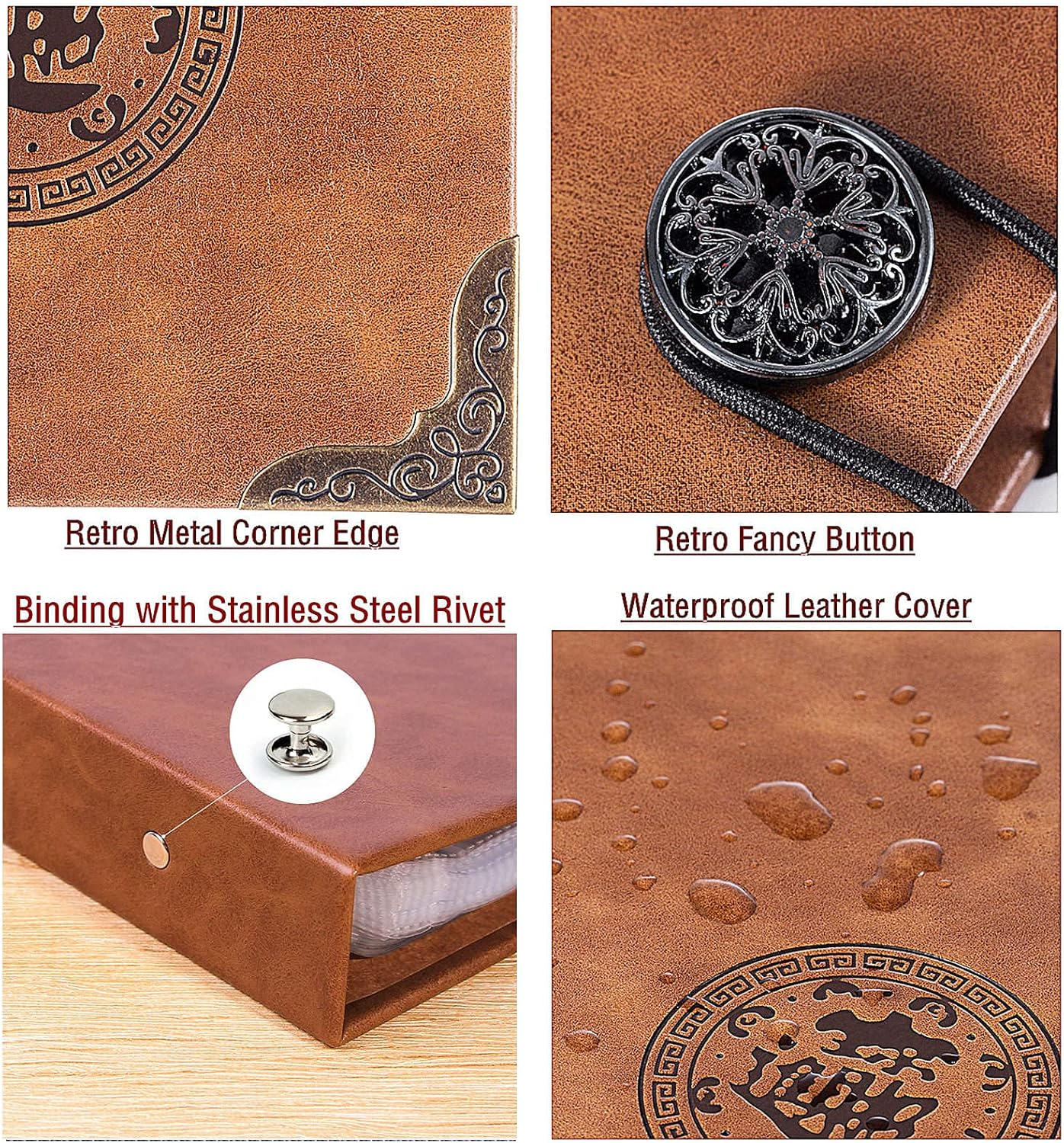 Ettonsun 120 Pockets Currency Paper Money Collection Book Album Dollar Bill Holder Sleeves for Collectors Currency Banknote Stamp Collecting Supplies image number 3