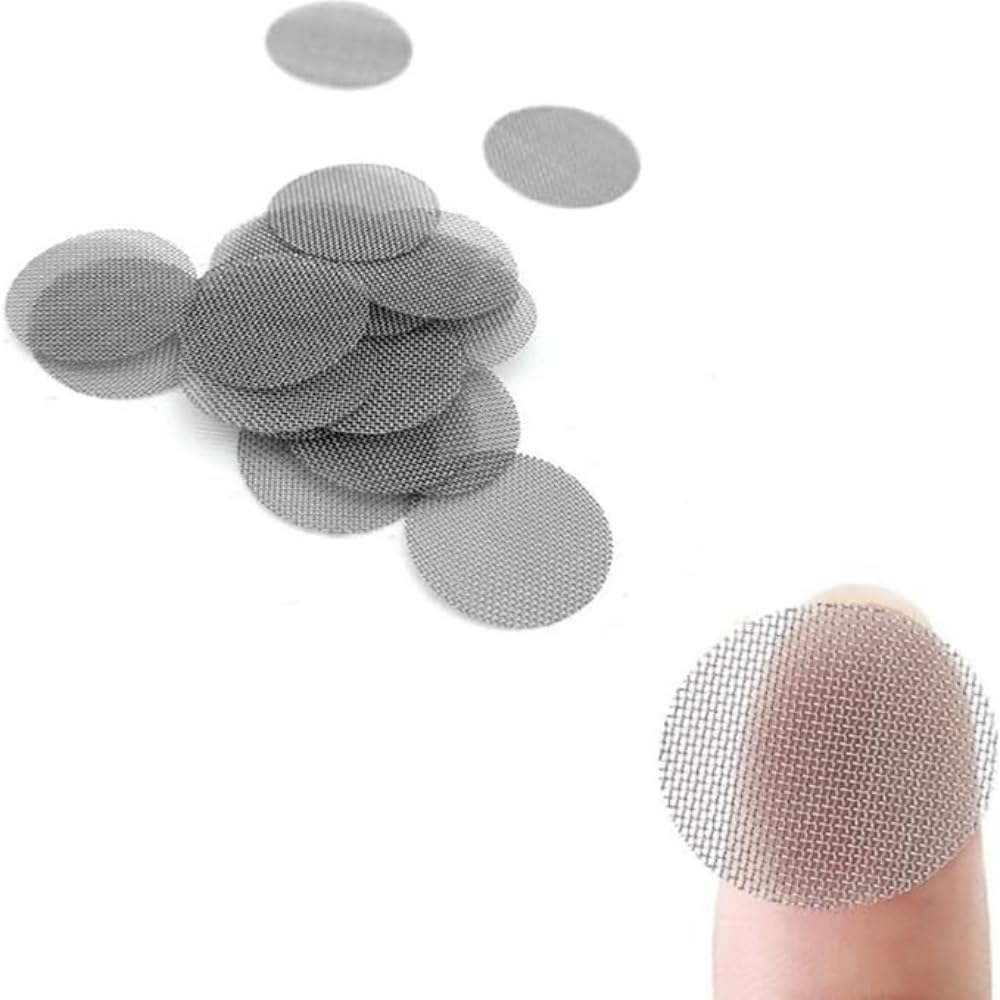 Jindizi 200Pcs 304 Stainless Steel Pipe Filters 15Mm, Mesh Screens Gauzes Filter Mesh Pipe Screens for Pipe Filter (Stainless Steel) image number 2