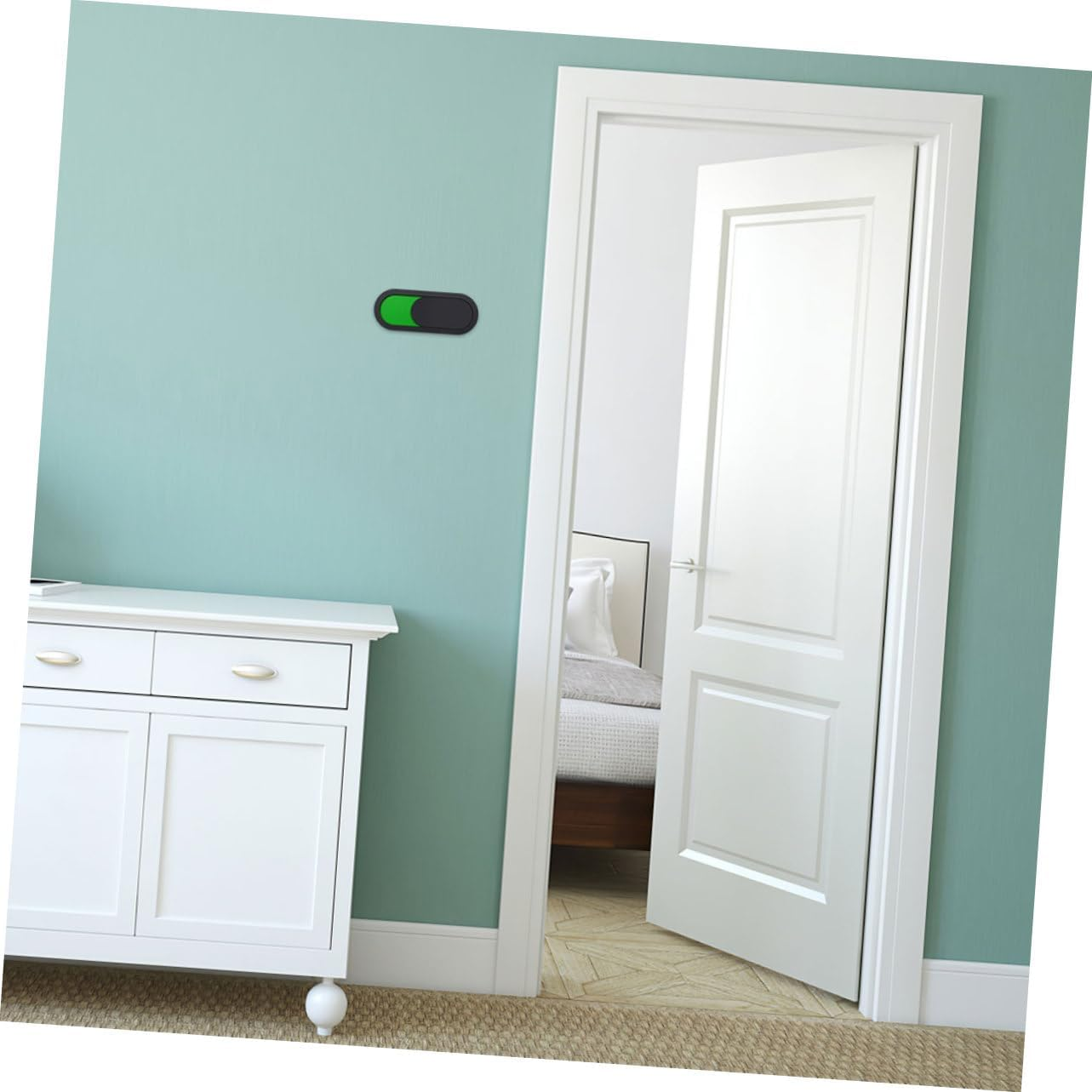 2Pcs Toilet Signboard Vacant Occupied Door Indicator for Bathroom Office Simple Installation for Hotels Public Restrooms Smooth Surface Design image number 6