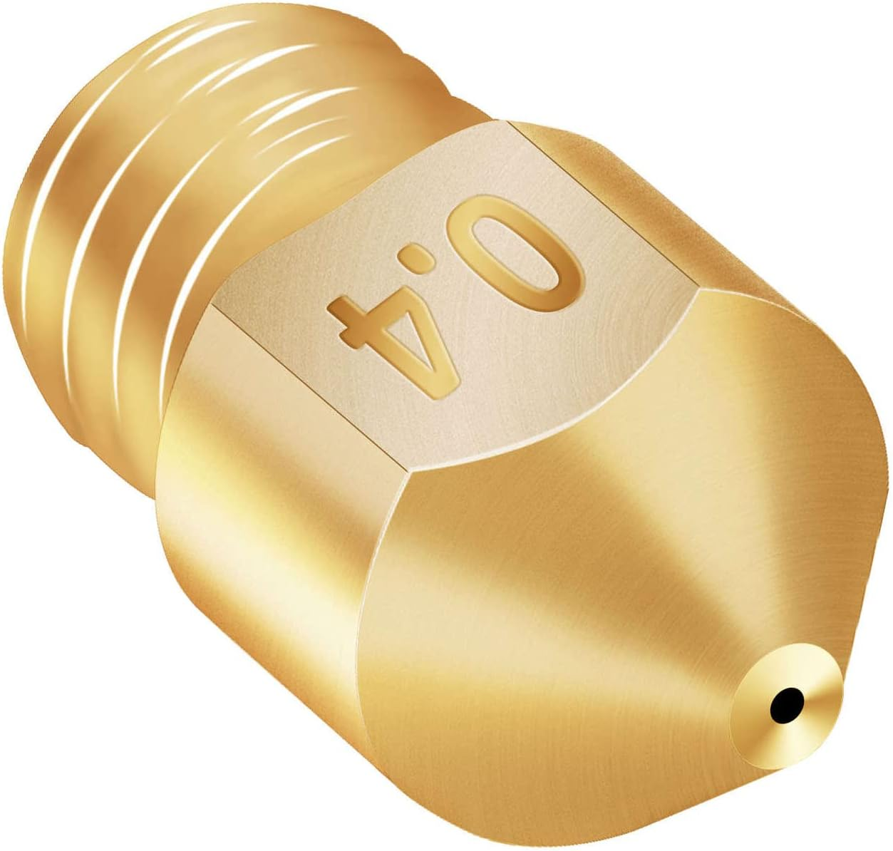 Mingzhe 6PCS 3D Printer Brass Copper Extruder Nozzle MK8 0.4Mm for CR-6 SE 3D Printer 1.75Mm Filament image number 4