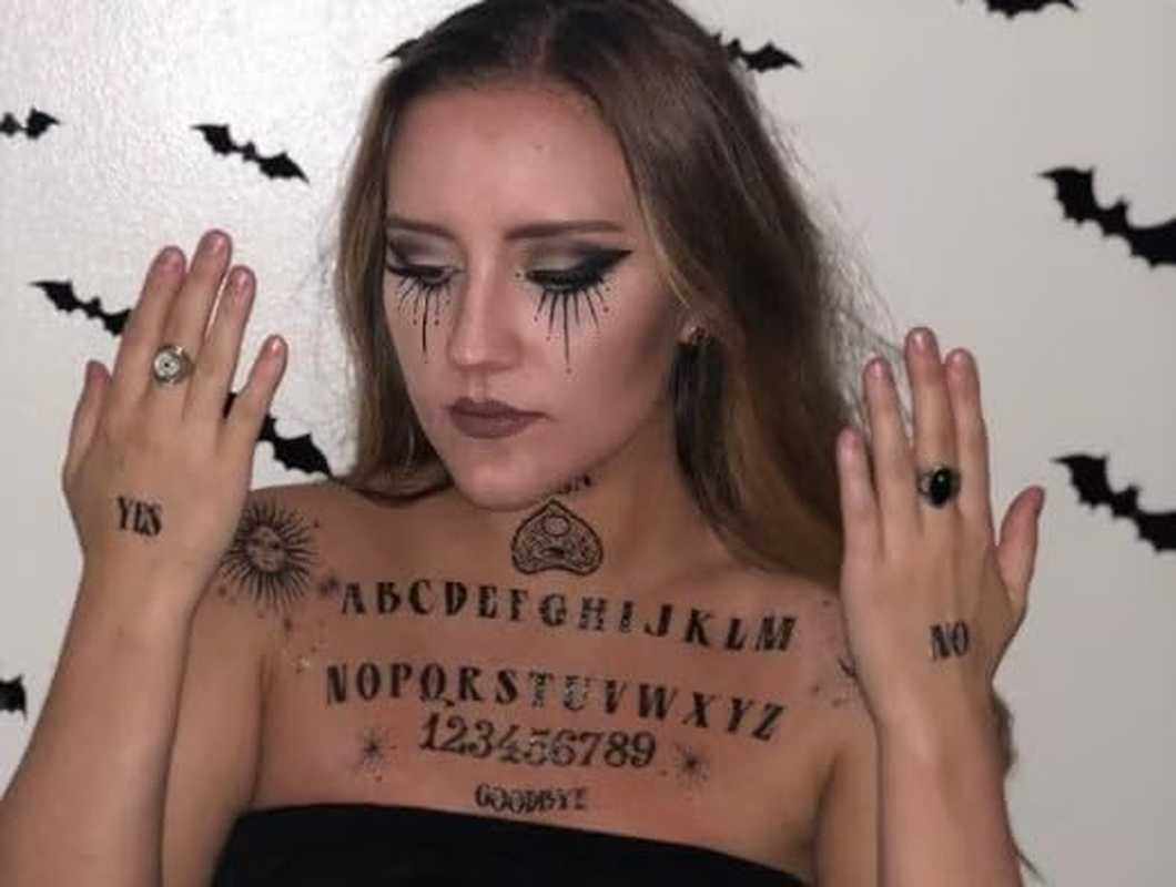 Ouija Board Halloween Temporary Tattoos - Looks Real