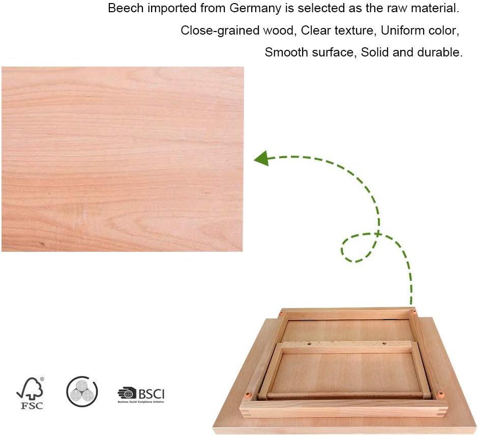 Tabletop Easel A3 Painting Easel with Smooth Surface, Adjustable Angle Art Easel for Artists, Children, Beginners & Student image number 3