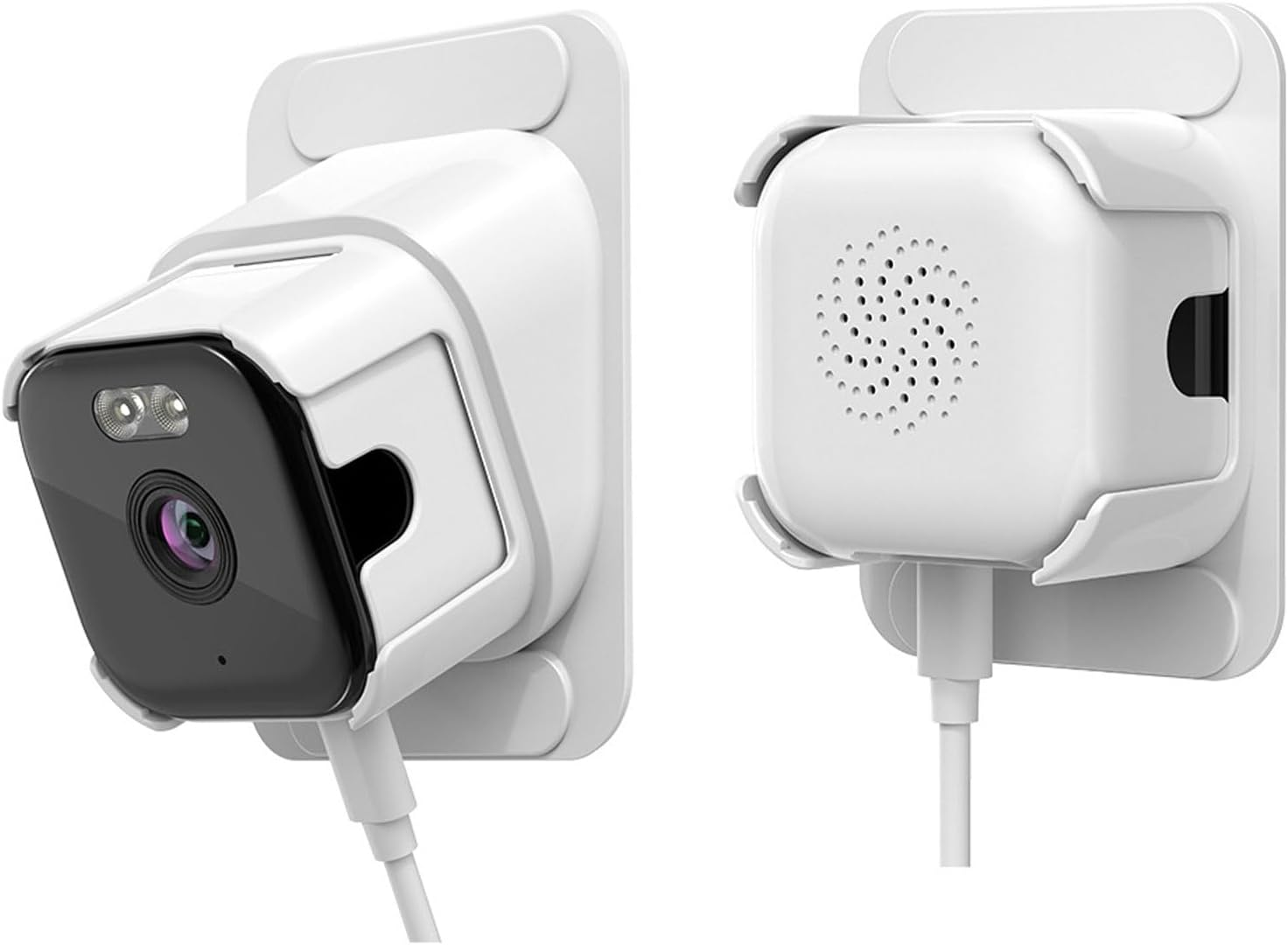 LICAEVEY 2K Window Security Camera with No Drill Sticky Mount, Easy Installation, in 30 Seconds AI Human Detection and Color Night Vision for Apartment Rental image number 1