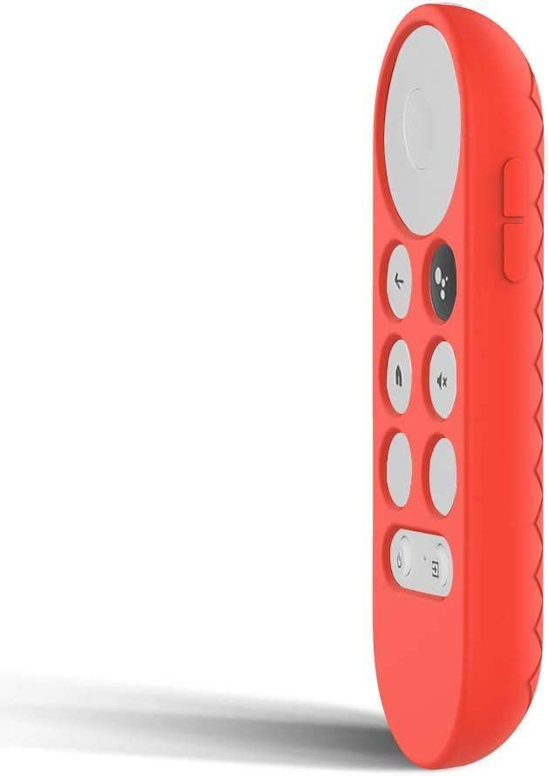 USTIYA Case for Google TV Chromecast 2020 Remote Control Case Smart Shockproof Cover Accessories (Red) image number 1