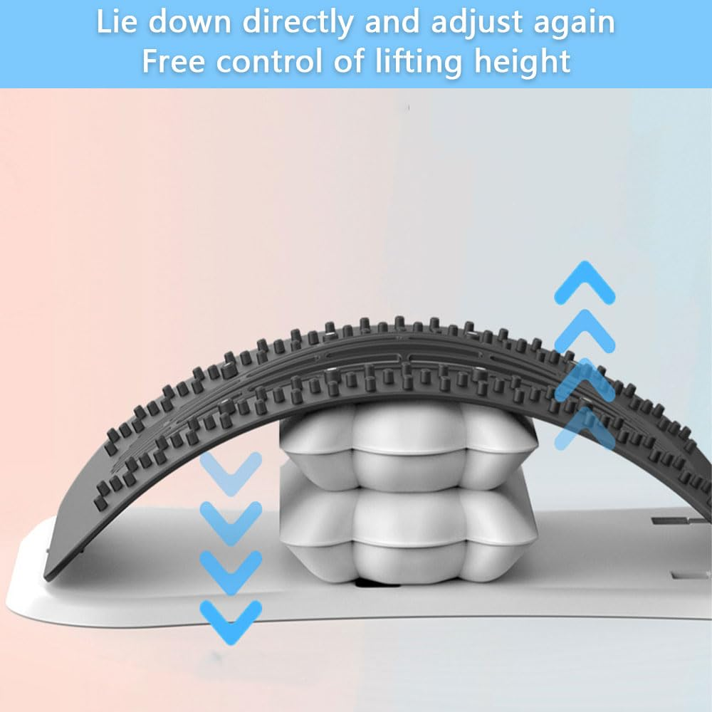 Lumbar Reliever,Back Stretcher,Lumbar Spine Correction Tool,Spinal Stretcher,Body Massager,For Back Massager and Spinal Decompression,Prevention Scoliosis image number 4