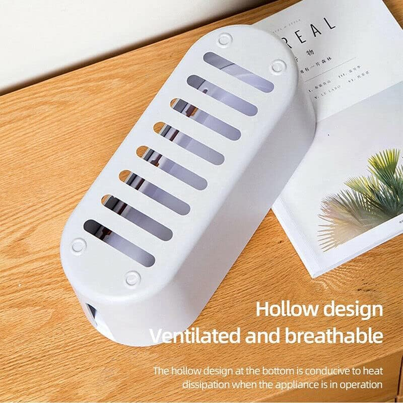 AIMALL Cable Management Box Cable Power Management Storage Box Socket Wire Tidy Organiser Safety Hide Case for Desk TV Computer USB Hub System to Cover and Hide & Power Strips & Cords image number 1