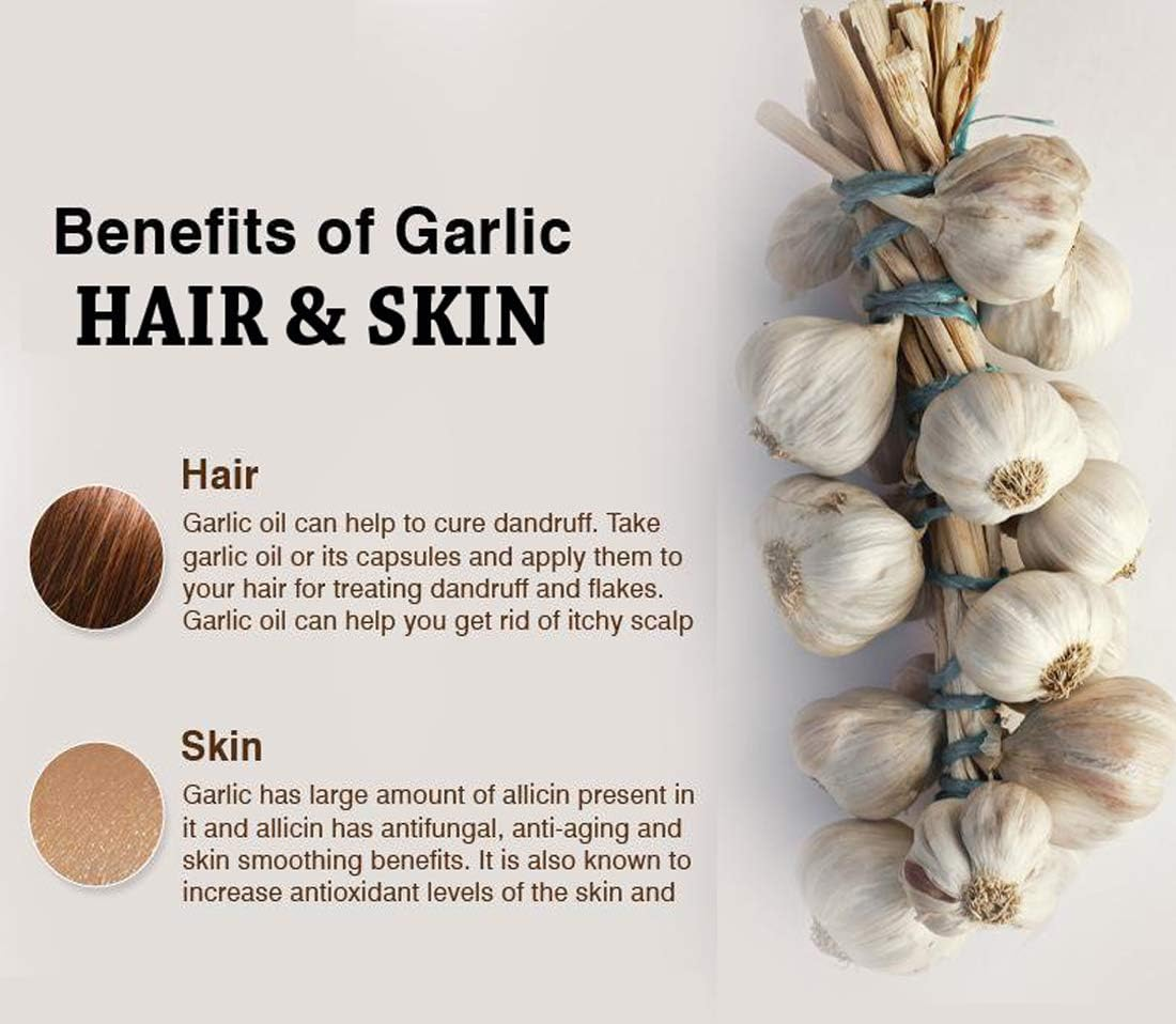 Dominaro 100 % Pure & Natural Flaxseed Oil & Garlic Oil Hair Oil (200 Ml)