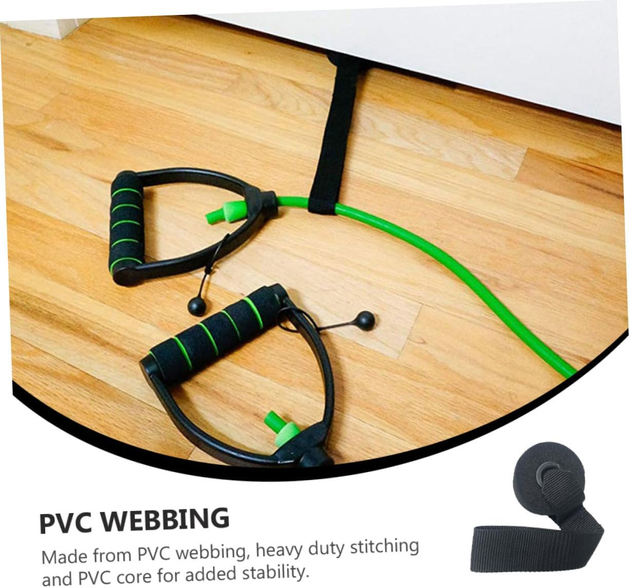 Ifundom 3Pcs Resistance Band Door Anchor Home Fitness Workout Strap Anchor Elastic Training Strap for Resistance Bands Exercise image number 5