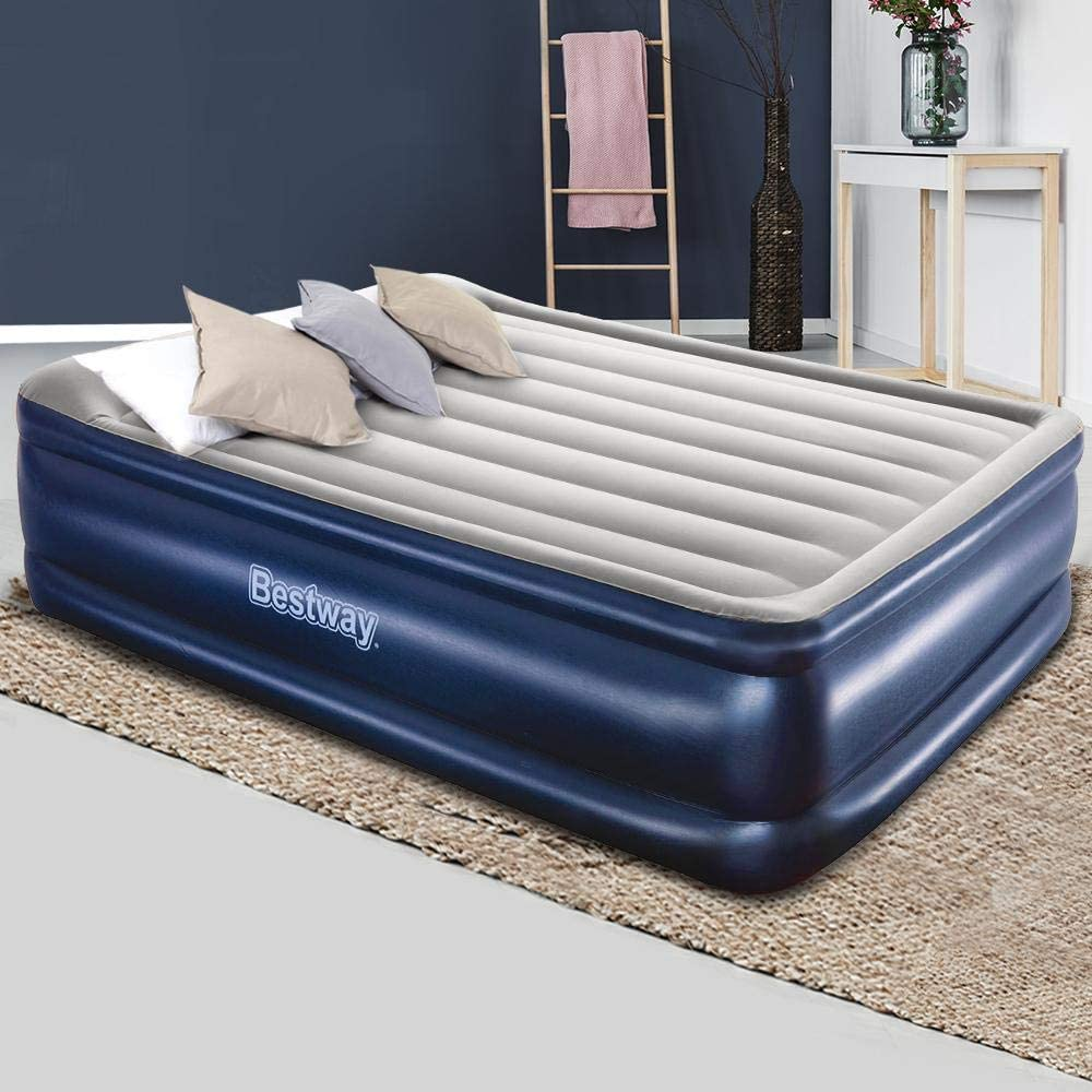 Bestway Air Bed Queen Inflatable Mattress Sleeping Mats Home Camping Built-In Pump image number 1