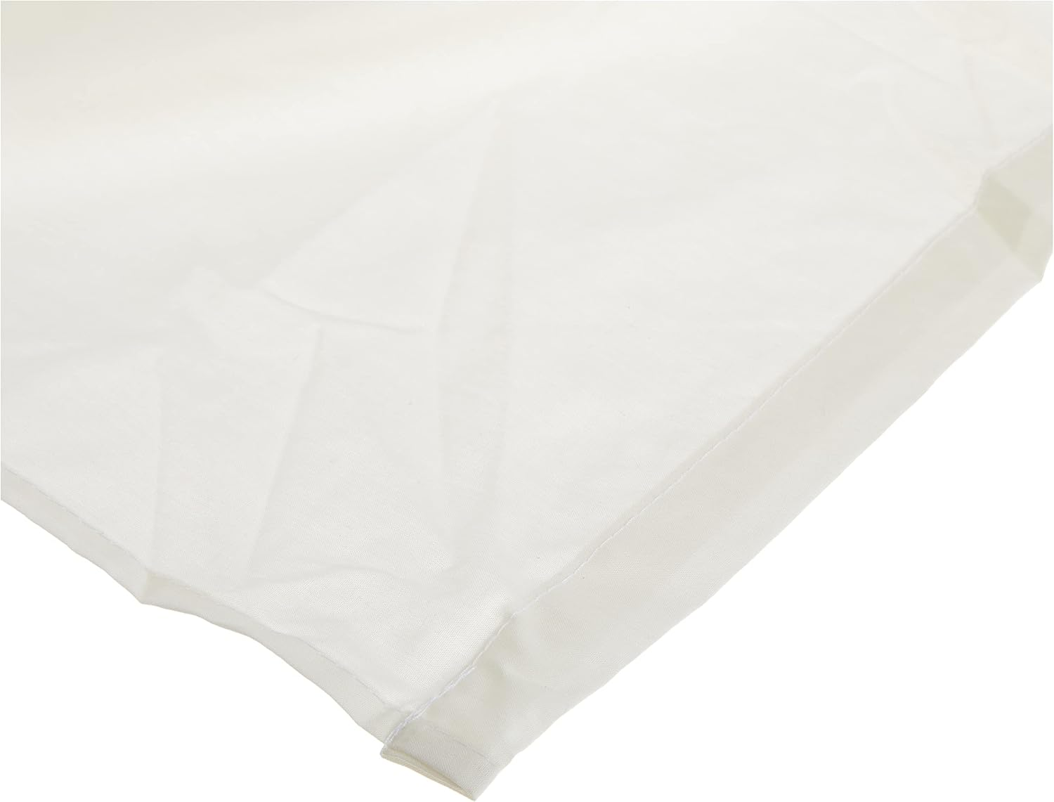 American Baby Company 100% Natural Cotton Percale Ruffled Crib Skirt, Ecru, Soft Breathable, for Boys and Girls
