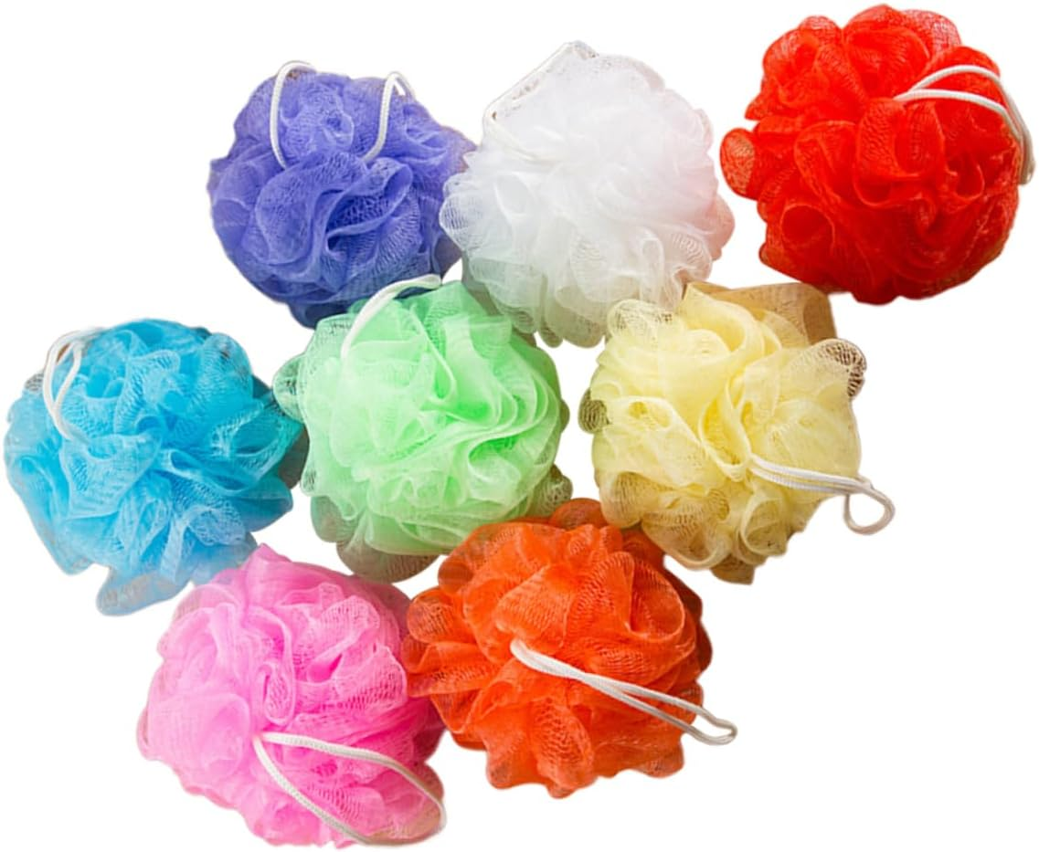 Bath Ball Shower Ball Set 16Pcs Solid Mesh Net Scrubbers for Gentle Exfoliati image number 1