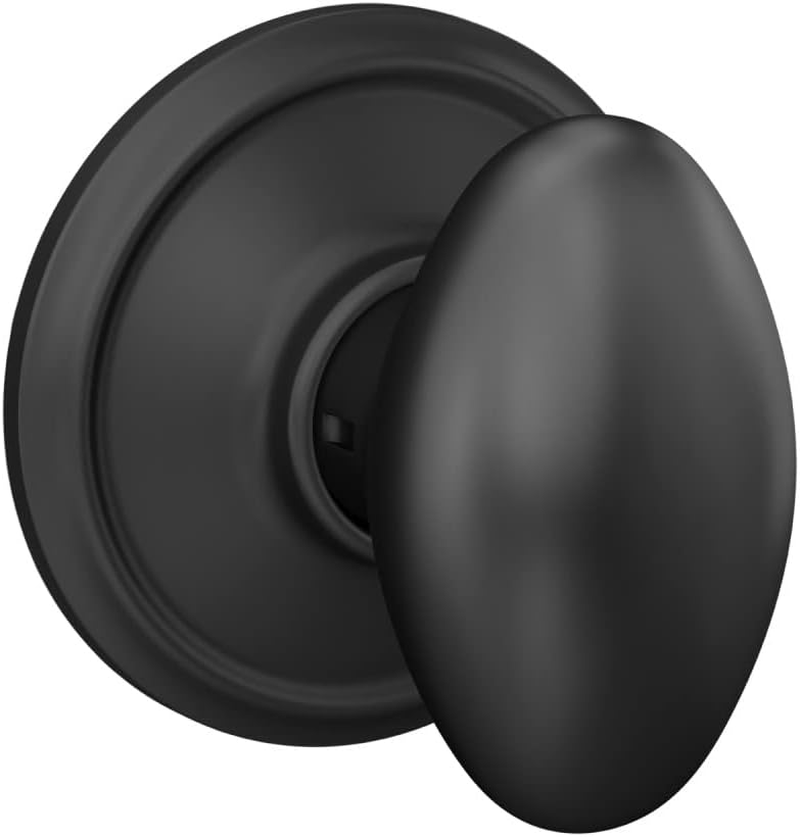 Schlage F40 SIE 625 16-080 10-027 Siena Bed and Bath Knob, Bright Chrome image number 4